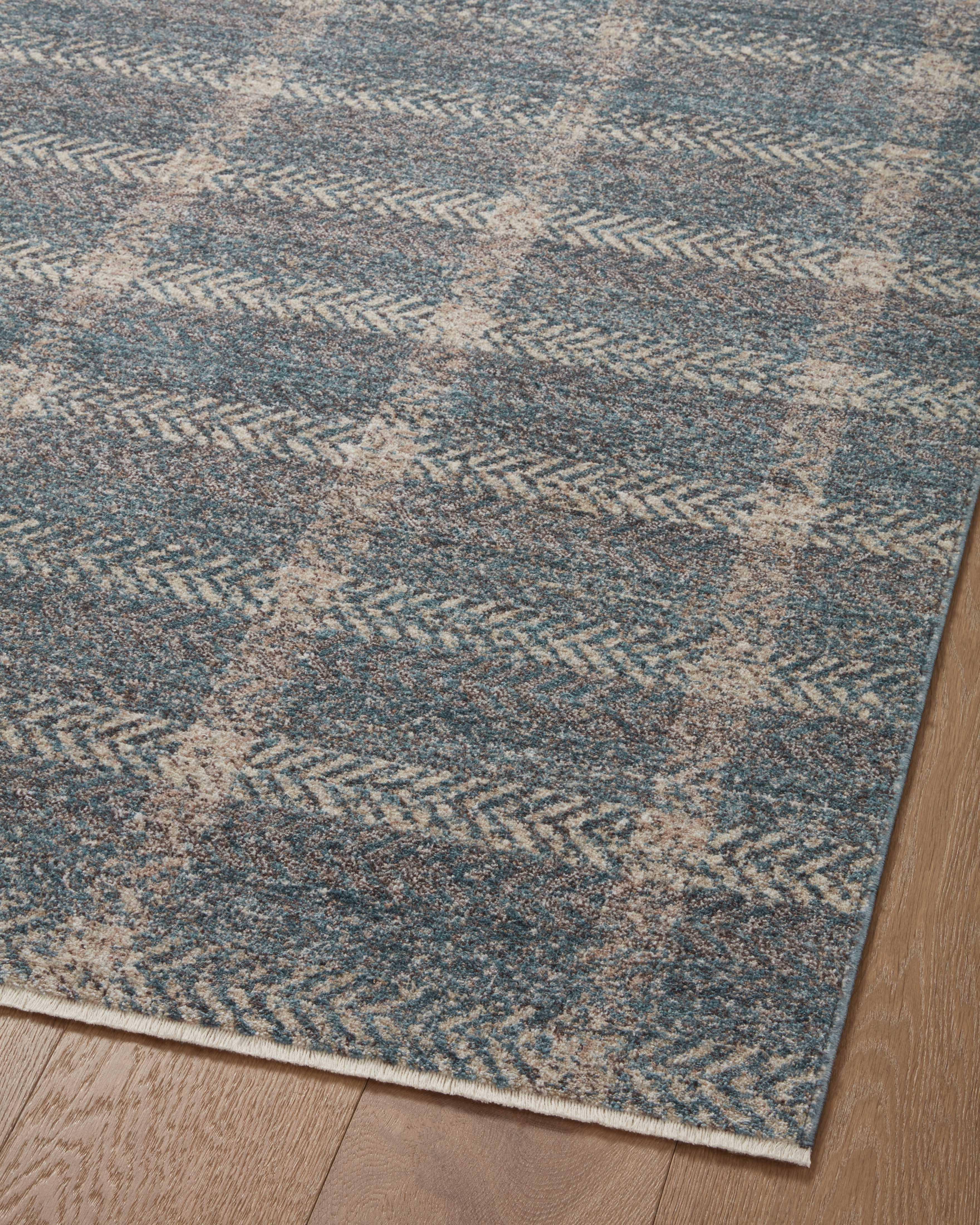 Angela Rose x Loloi Ember EMB-03 Blue / Beige Area Rug
