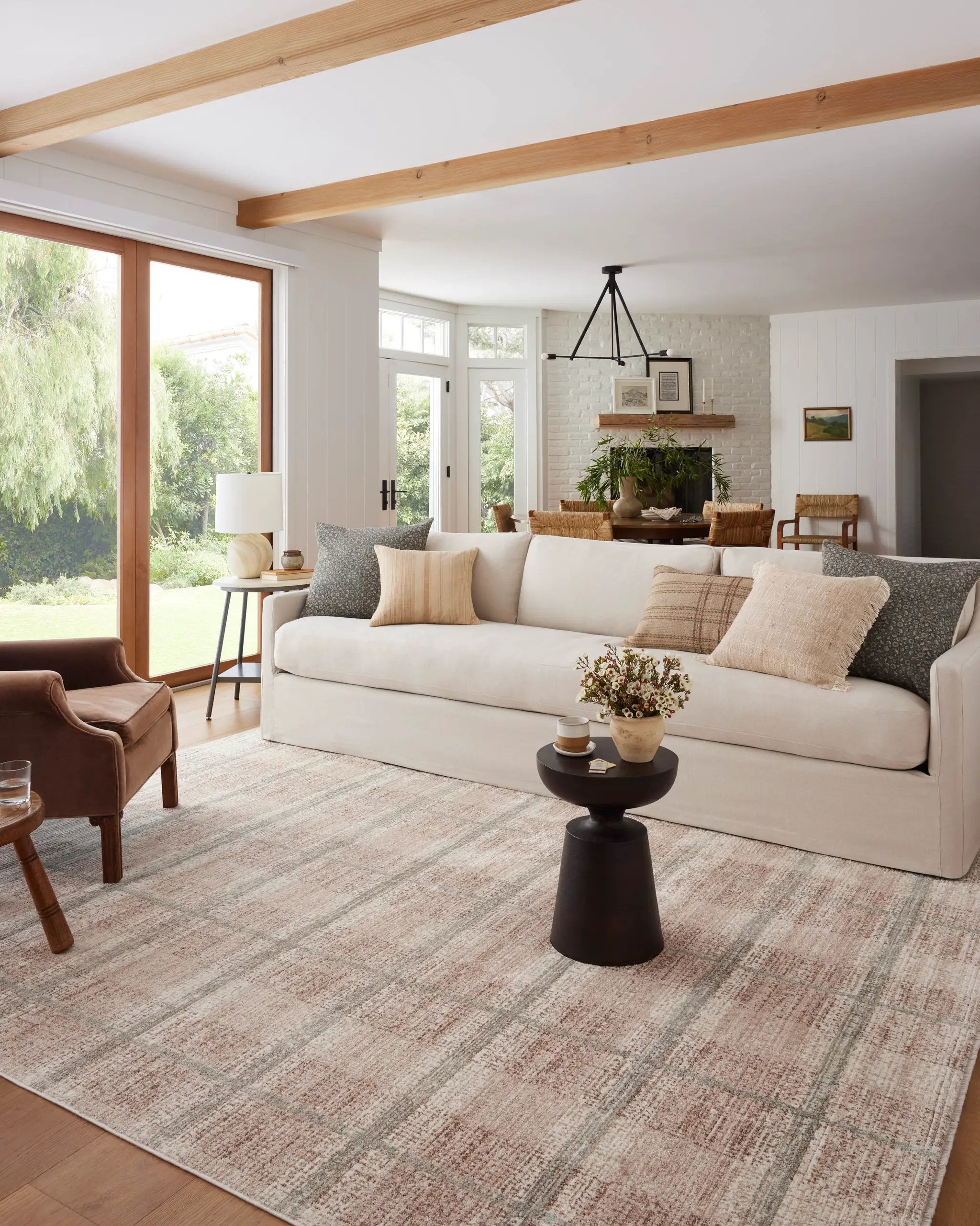Ember EMB-06 Clay / Mist Area Rug by Angela Rose x Loloi
