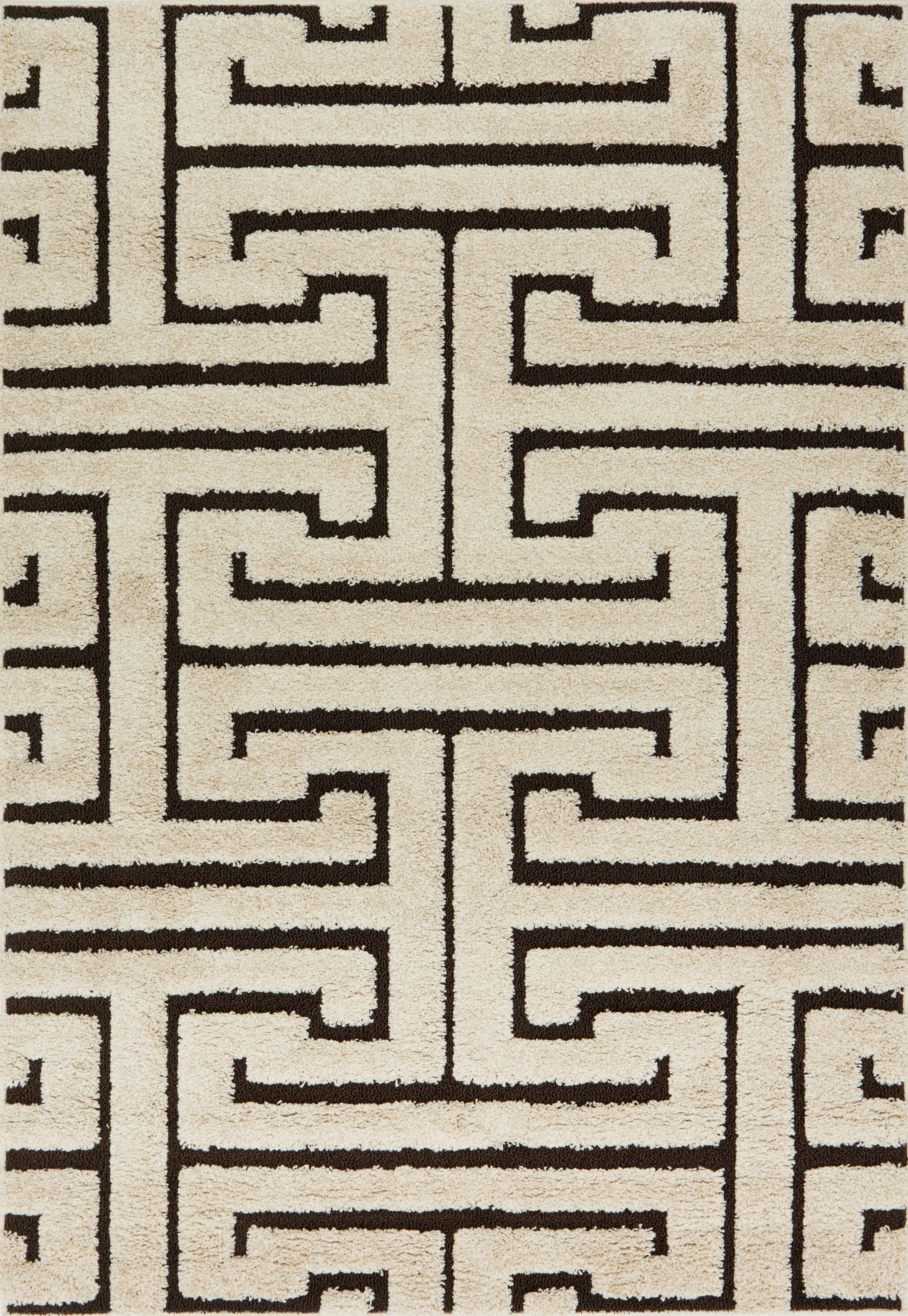 Loloi Enchant EN-28 Ivory / Dark Brown Area Rug