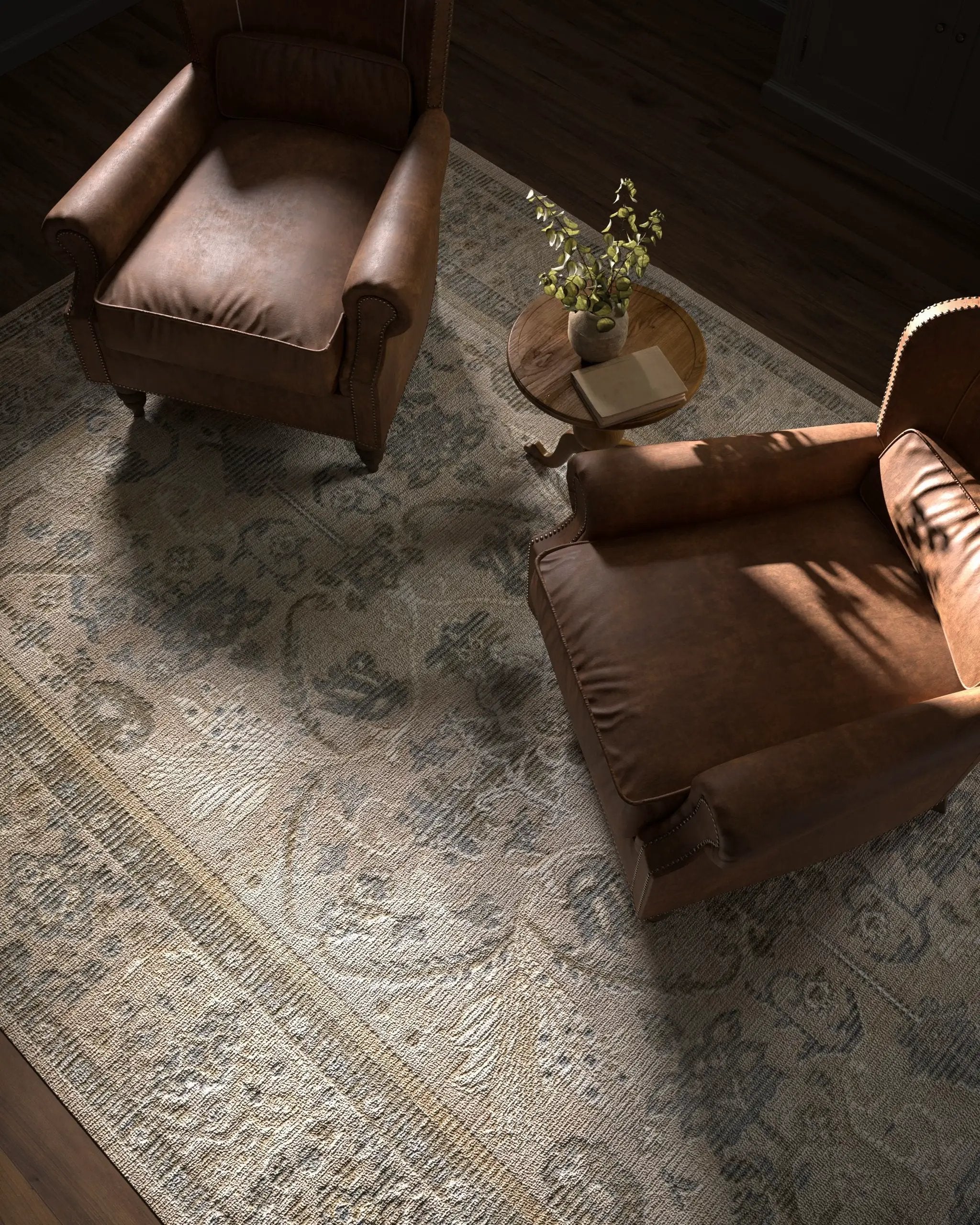 Estelle EST-6 Beige Area Rug by Momeni