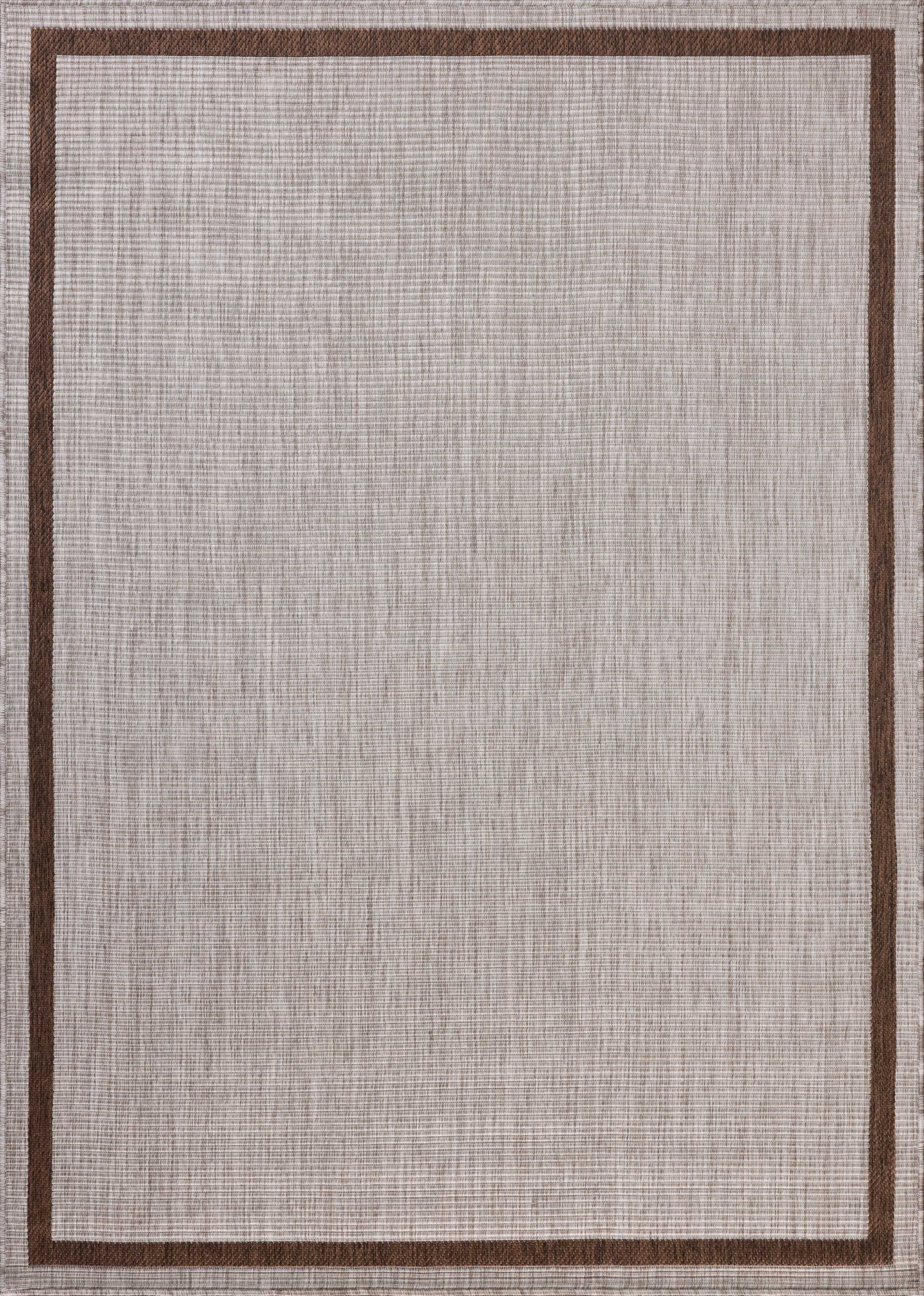 A stunning power-loomed polypropylene area rug, the Easton ESN-02 Dove / Coffee Area Rug features gentle dove and coffee tones for a polished look