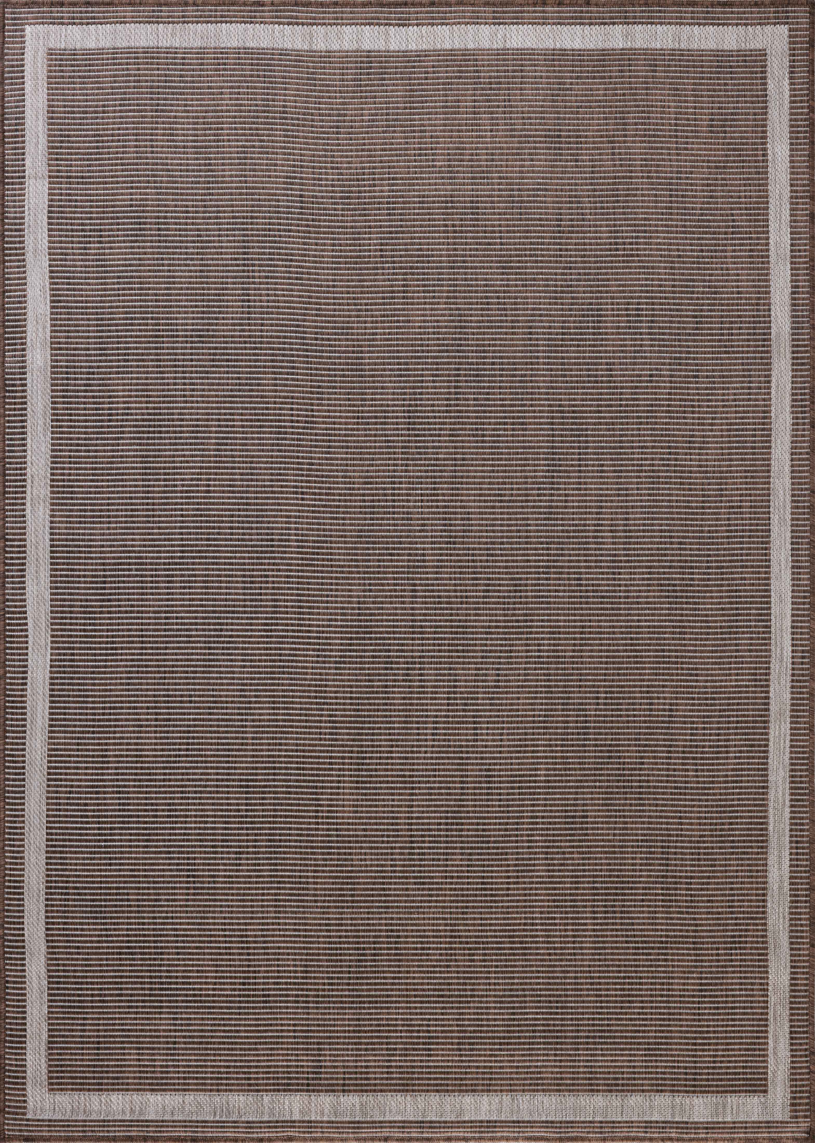 A stunning power-loomed polypropylene area rug, the Easton ESN-02 Dove / Coffee Area Rug features gentle dove and coffee tones for a polished look