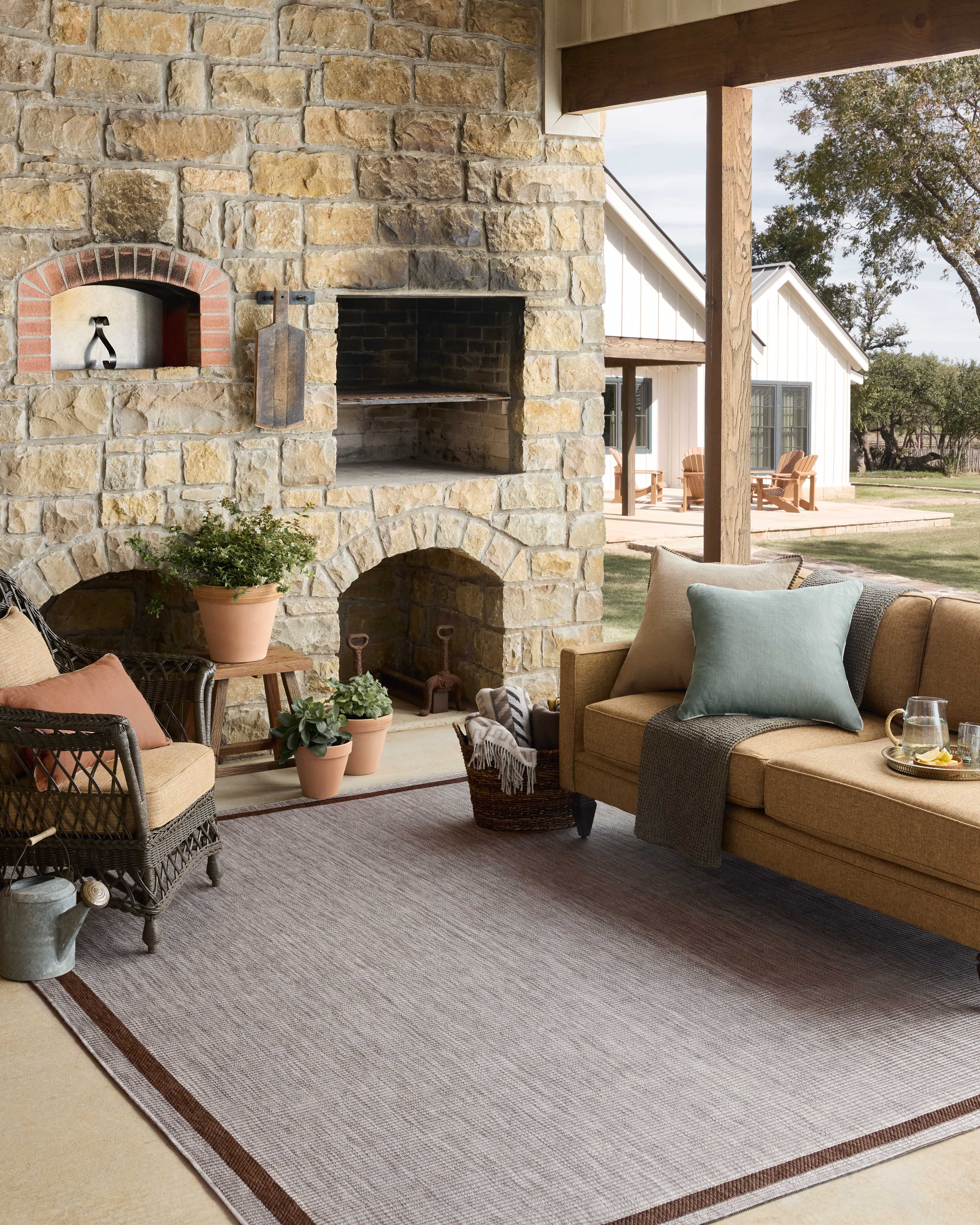 A stunning power-loomed polypropylene area rug, the Easton ESN-02 Dove / Coffee Area Rug features gentle dove and coffee tones for a polished look
