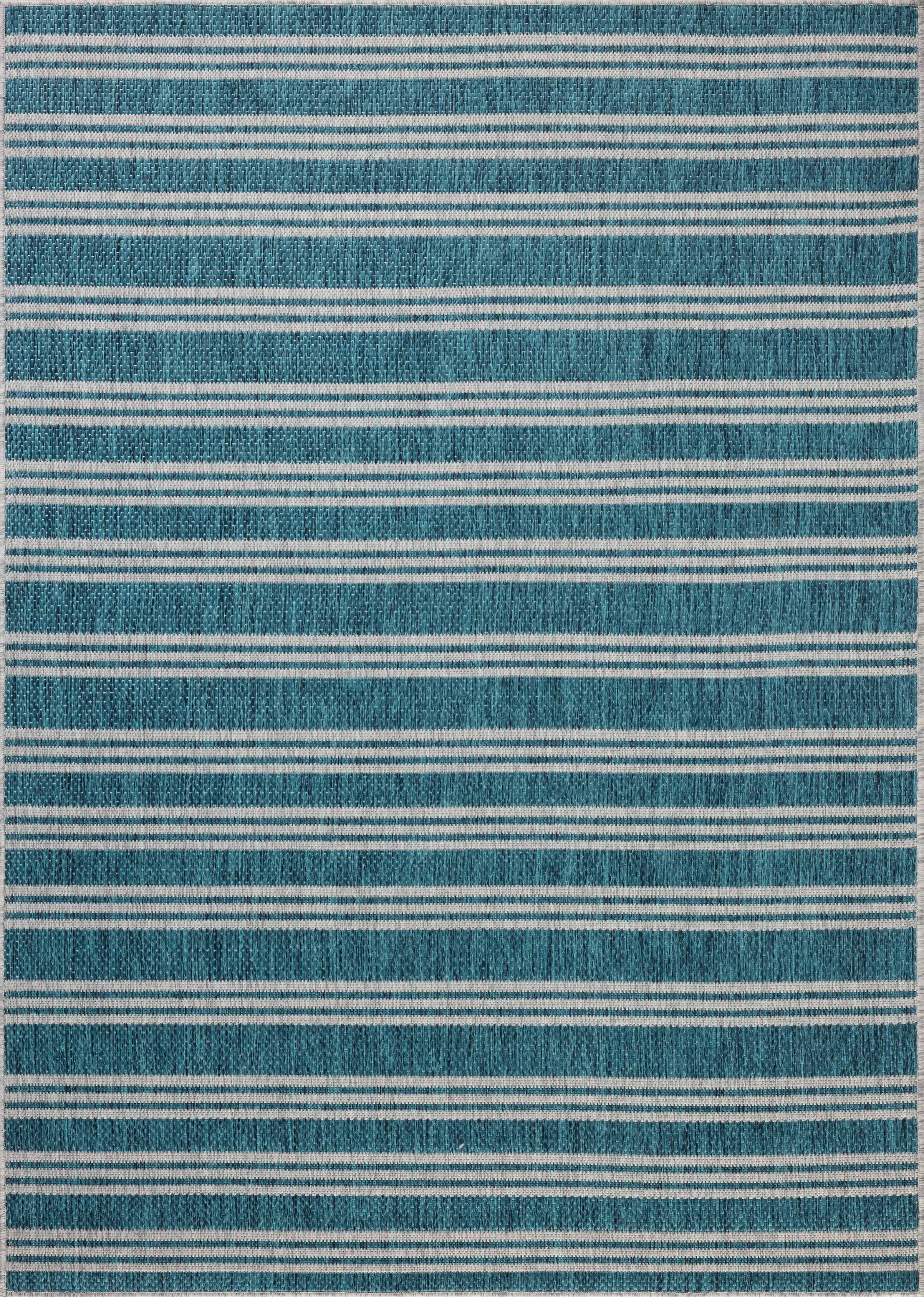 Designed in vibrant teal and misty hues, the Easton ESN-04 Teal / Fog Area Rug is a power-loomed polypropylene area rug that stands out