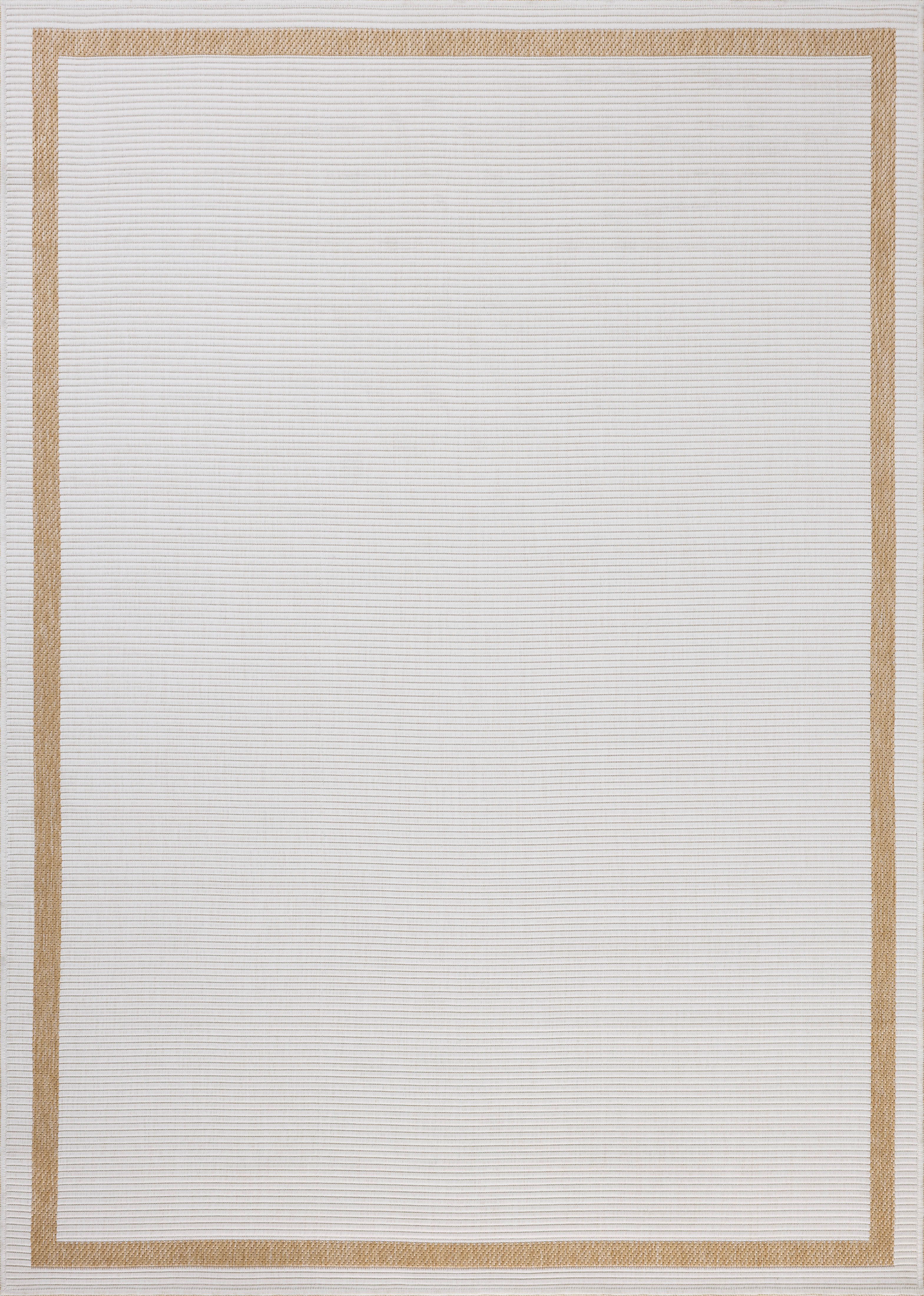 The Easton ESN-05 Wheat / Ivory Area Rug combines golden wheat and refined ivory tones with a power-loomed polypropylene area rug for effortless elegance