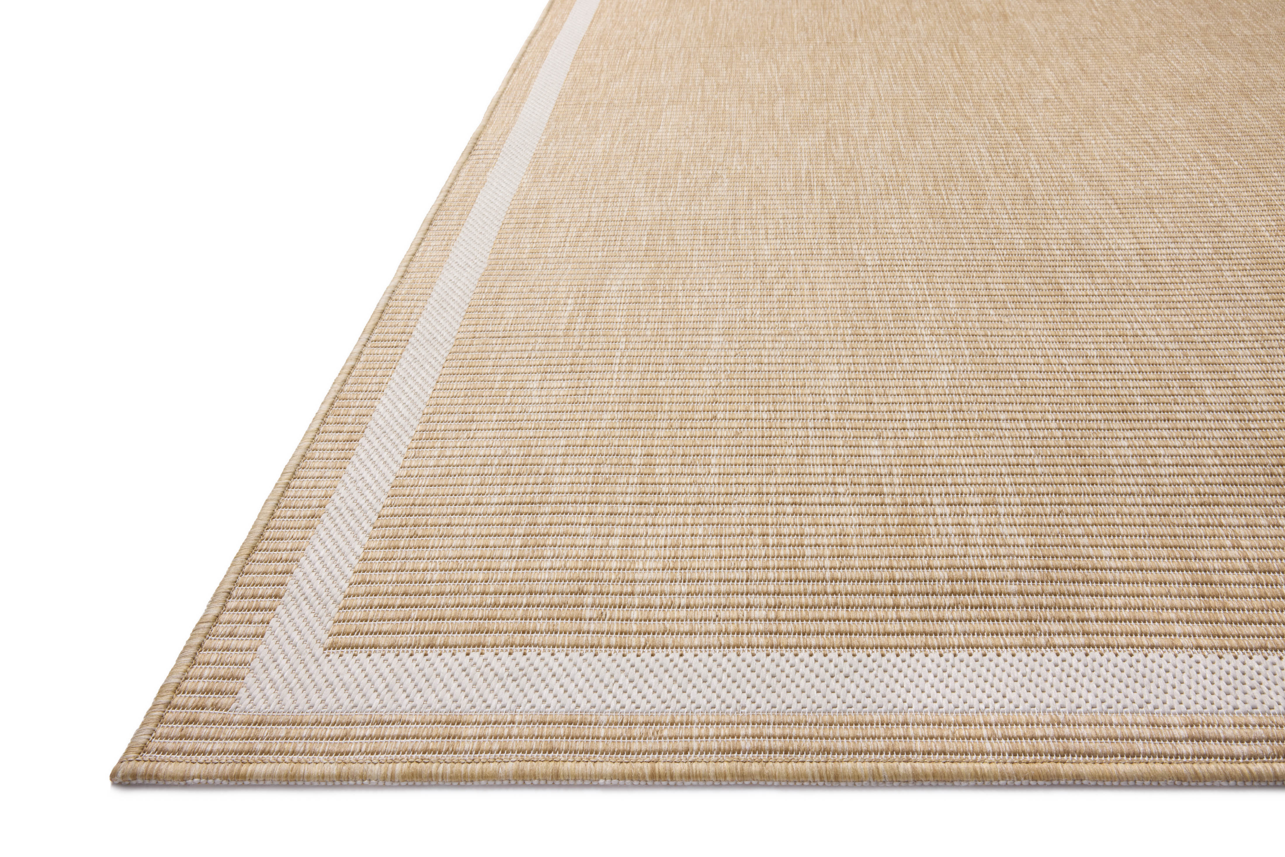 The Easton ESN-05 Wheat / Ivory Area Rug combines golden wheat and refined ivory tones with a power-loomed polypropylene area rug for effortless elegance