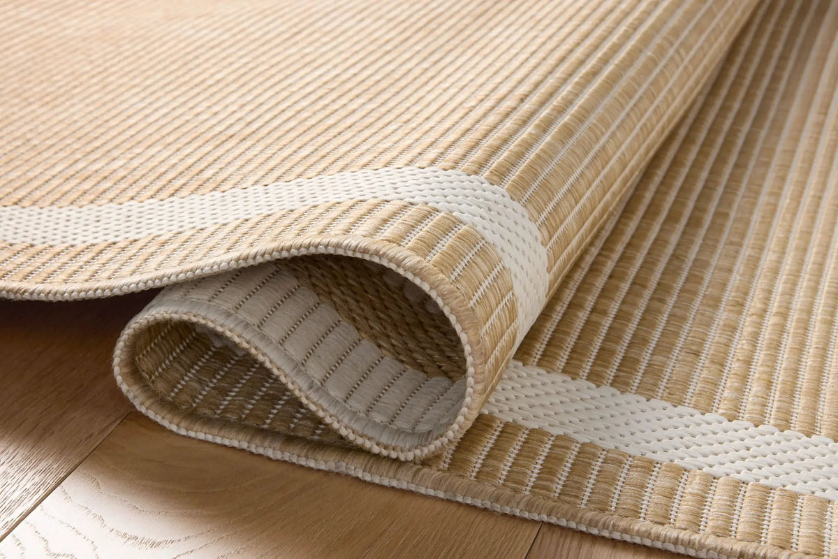 Easton ESN-05 Wheat / Ivory Area Rug by Loloi