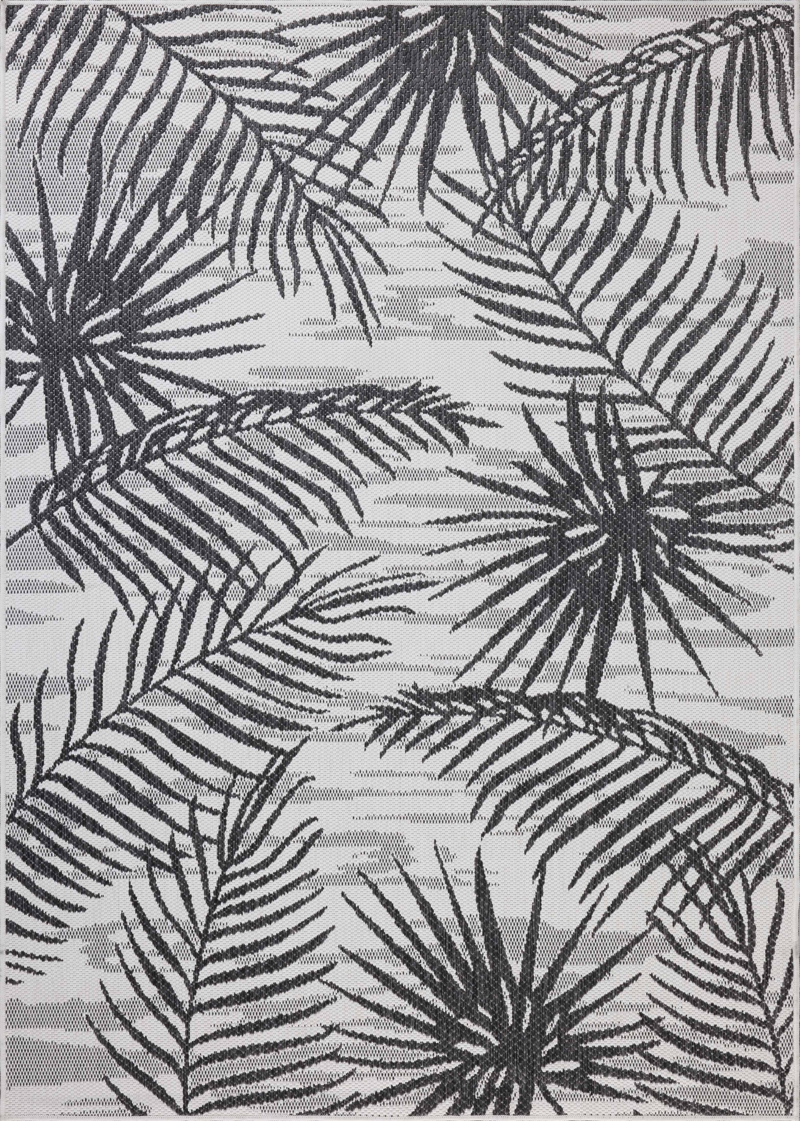 Expertly crafted as a power-loomed polypropylene area rug, the Easton ESN-09 Ivory / Onyx Area Rug captures refined ivory and bold onyx tones beautifully