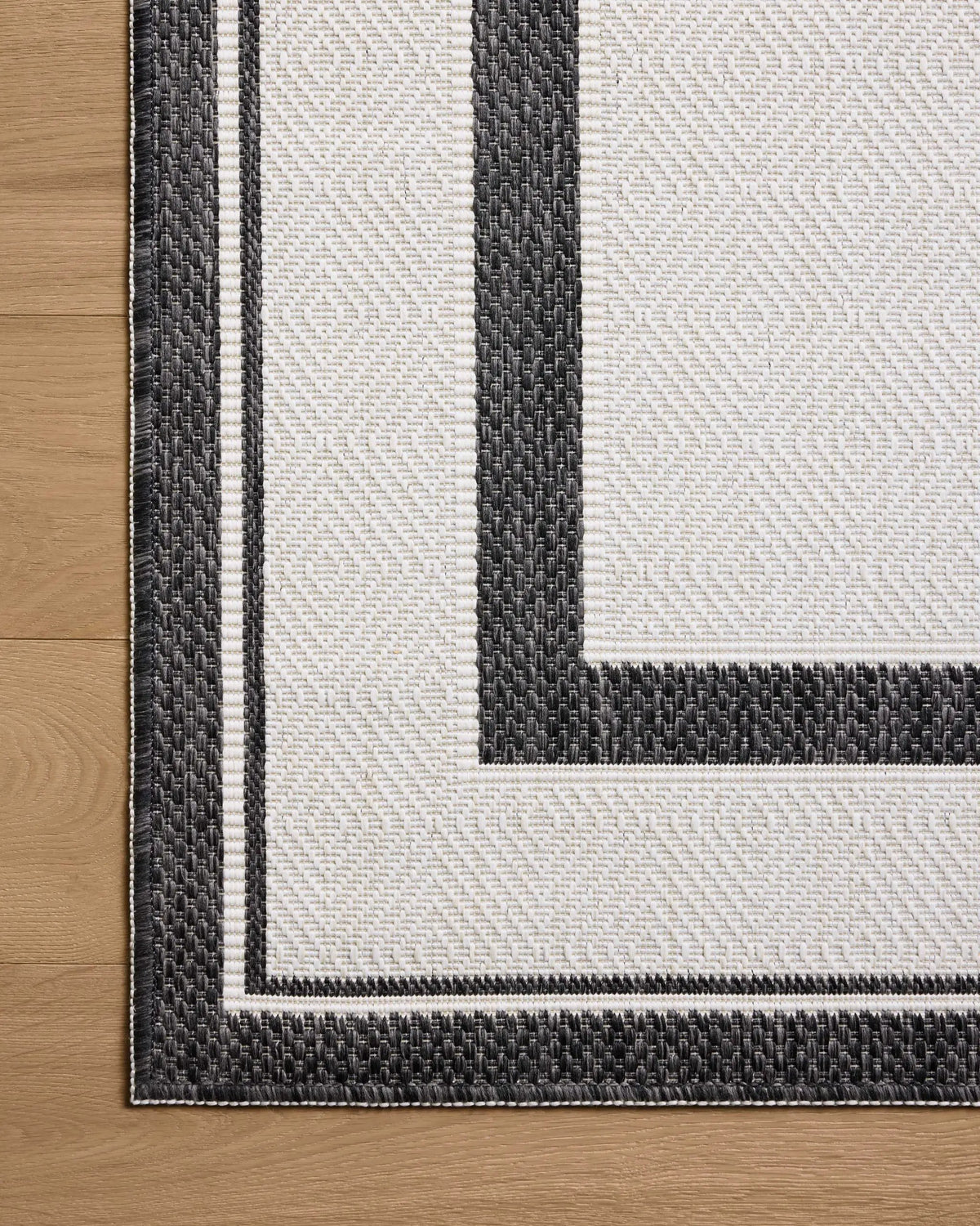 Easton ESN-11 Onyx / Ivory Area Rug by Loloi
