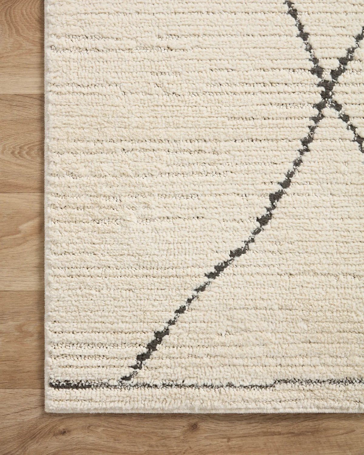 Fabian FAB-02 Ivory / Charcoal Area Rug by Loloi
