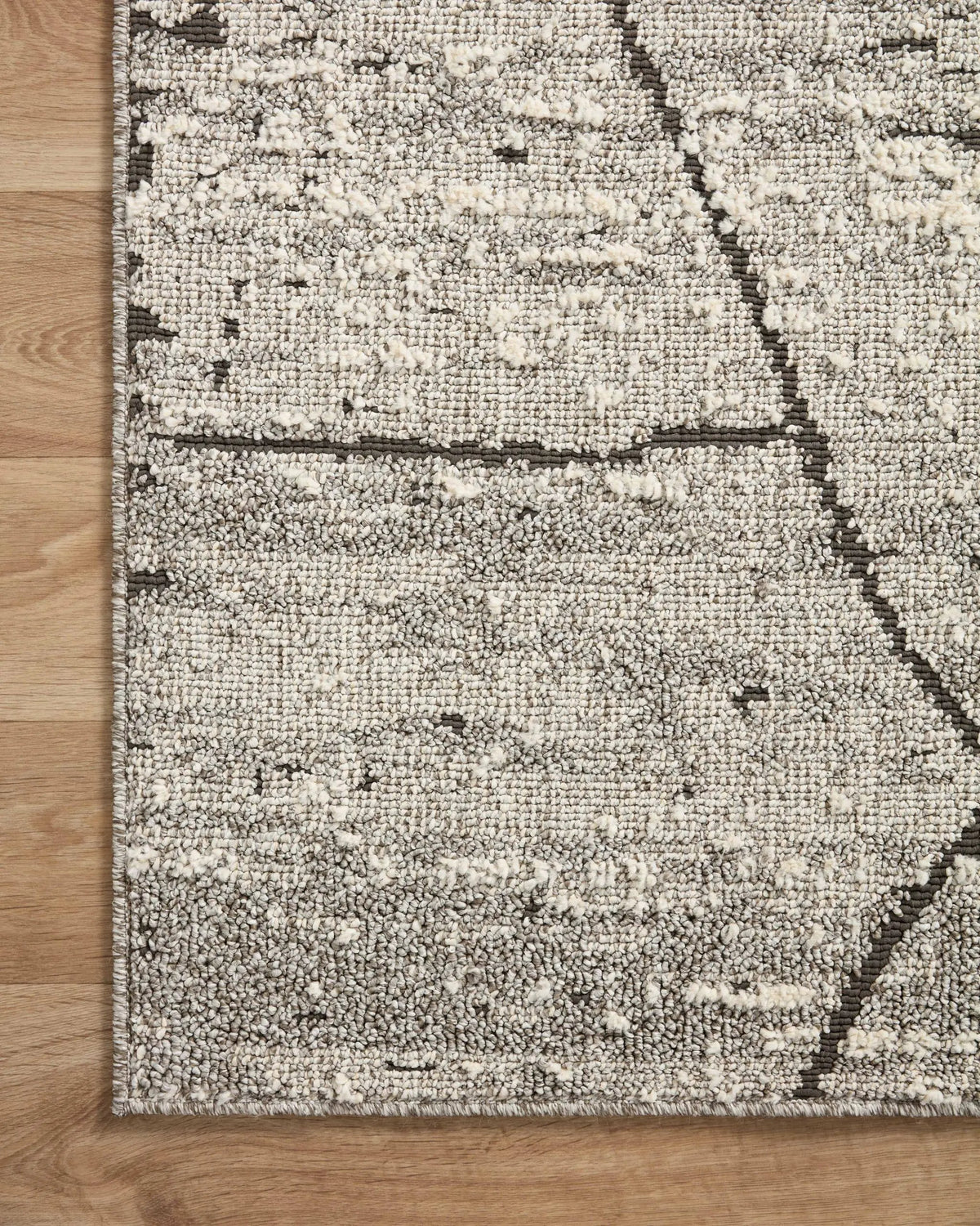 Fabian FAB-04 Grey / Charcoal Area Rug by Loloi