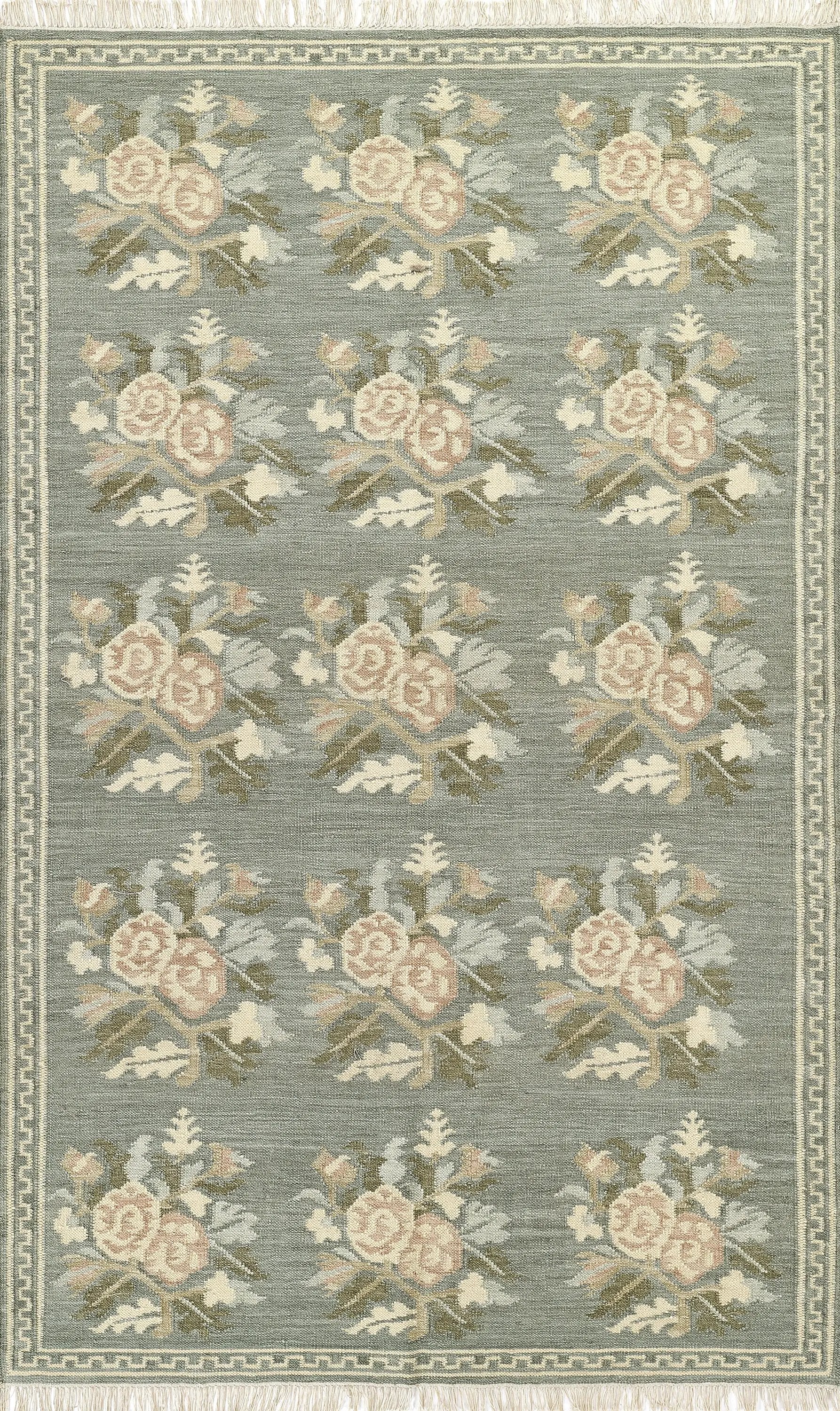 Florence FLO-1 Blue Area Rug by Momeni