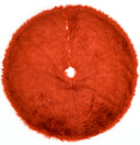 Momeni FTS-1 Red Round Furry Tree Skirt