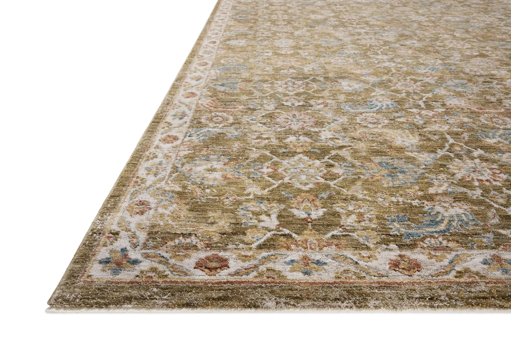 Gaia GAA-05 Olive / Multi Area Rug by Loloi