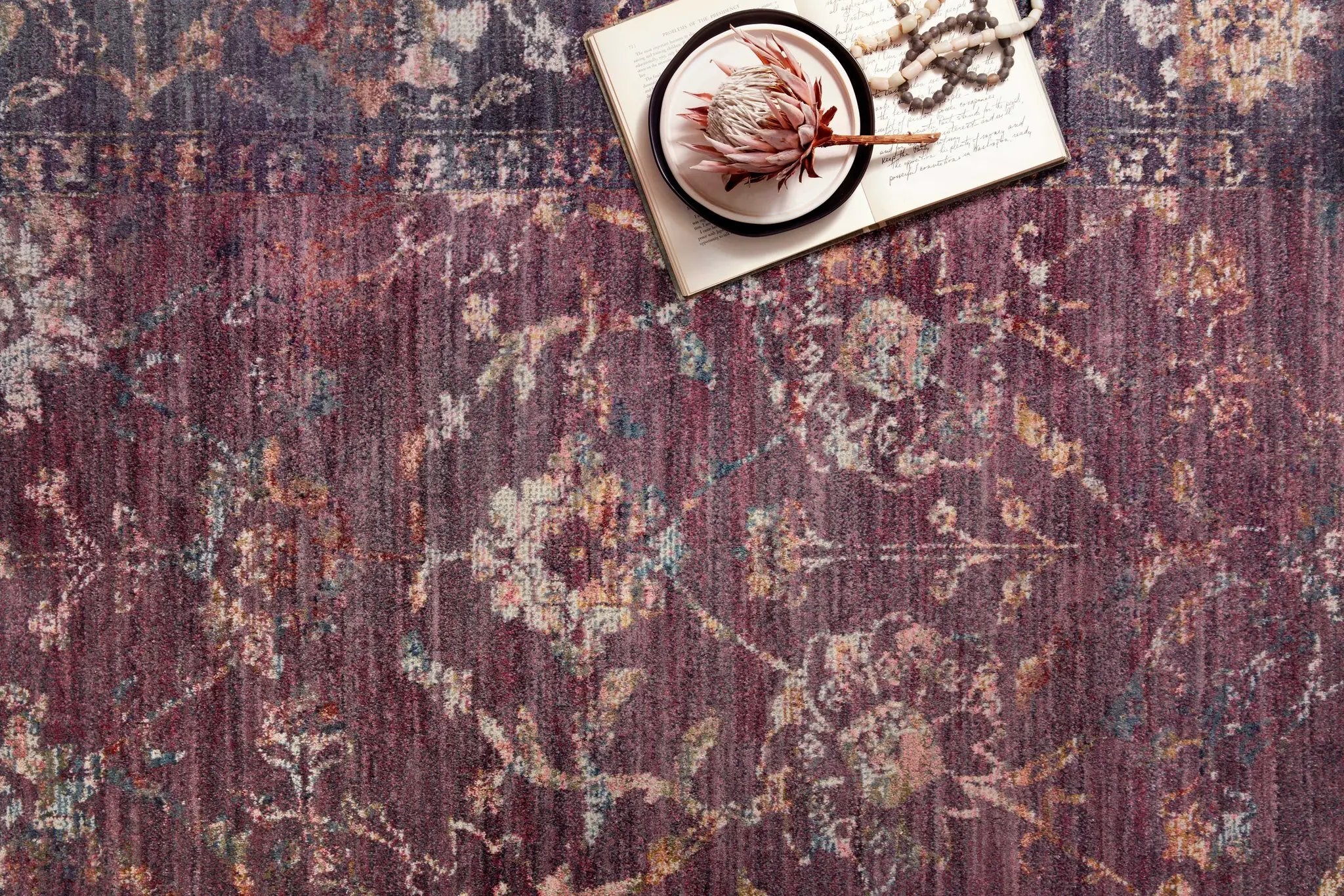 Giada GIA-02 Grape / Multi Area Rug by Loloi