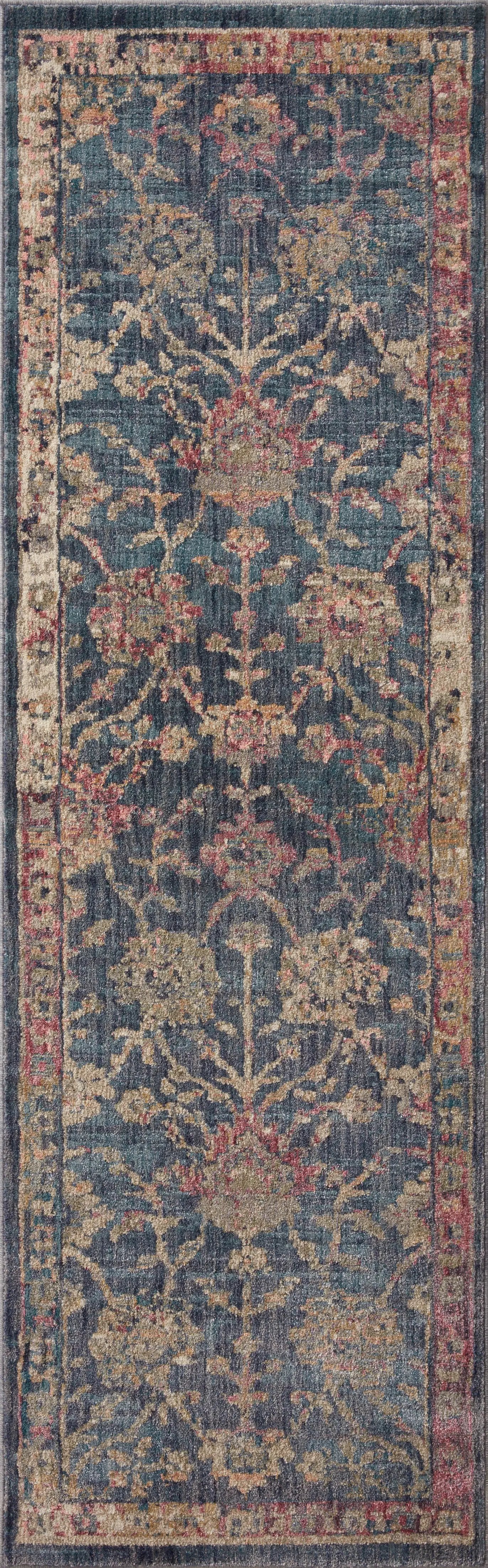 Giada GIA-05 Navy / Multi Area Rug by Loloi