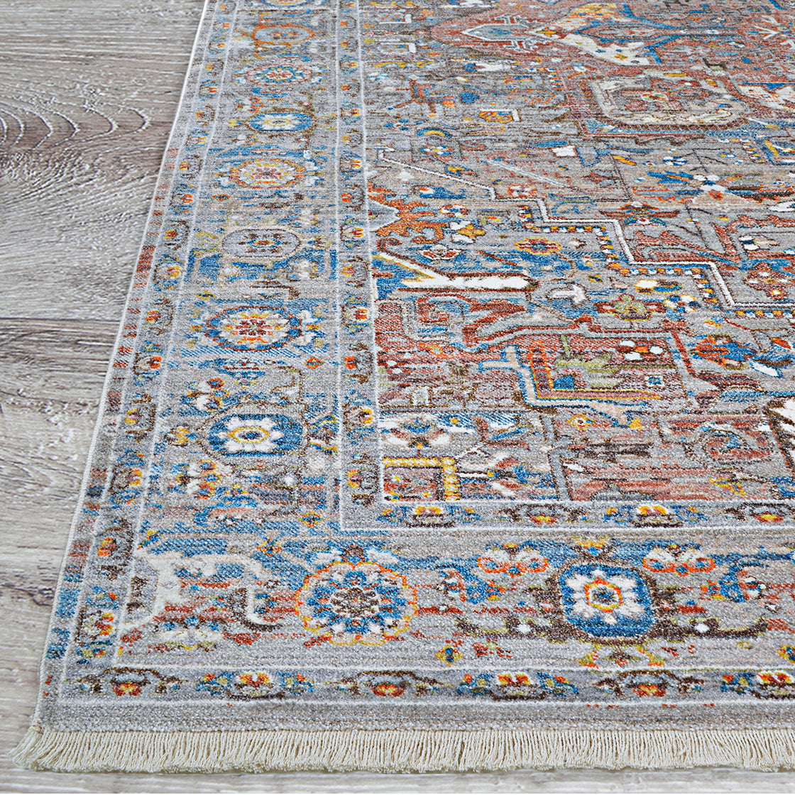 Couristan Halli Kerman H724-3100 Brick Area rug
