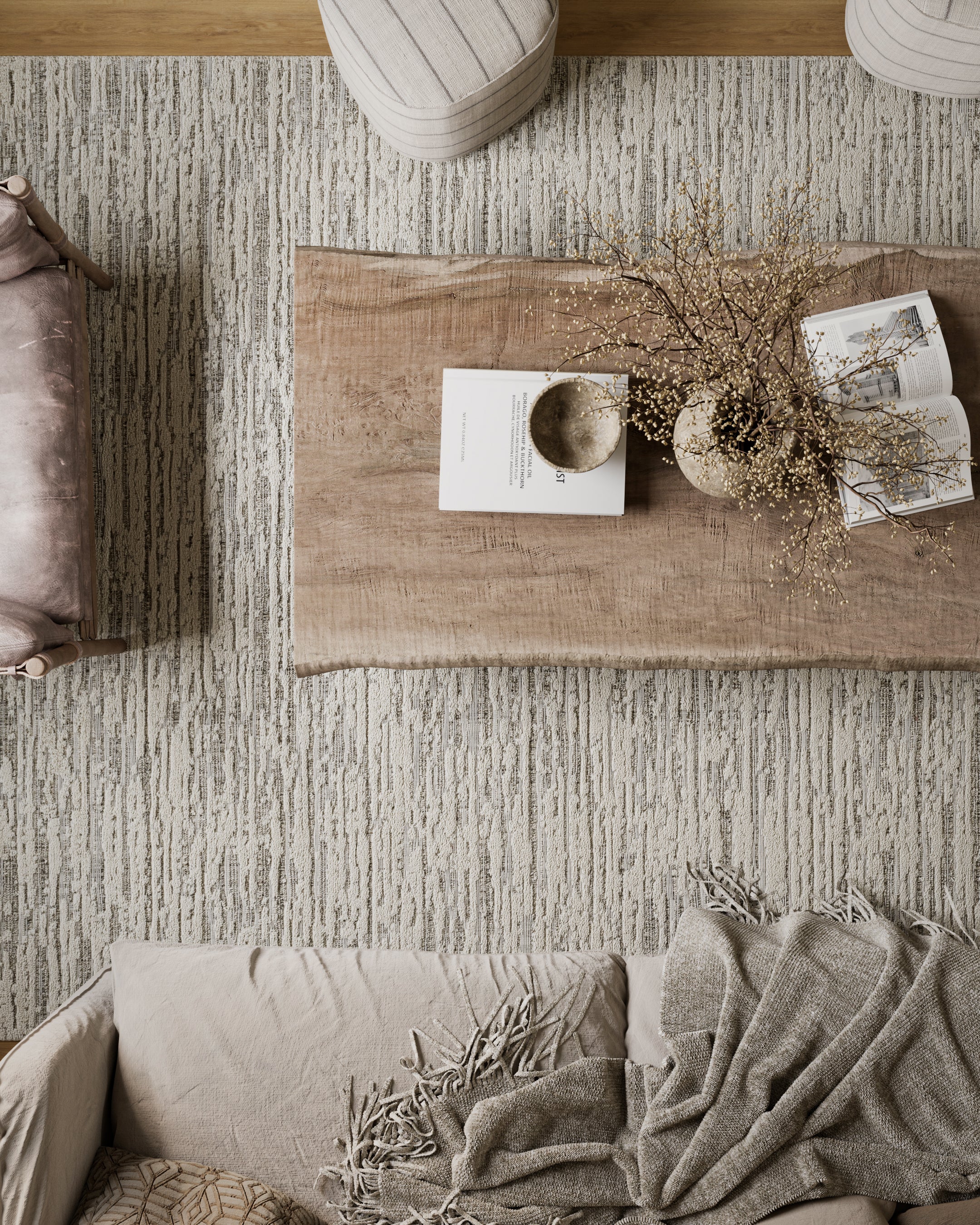 Momeni Haim HIM-1 Ivory Rug