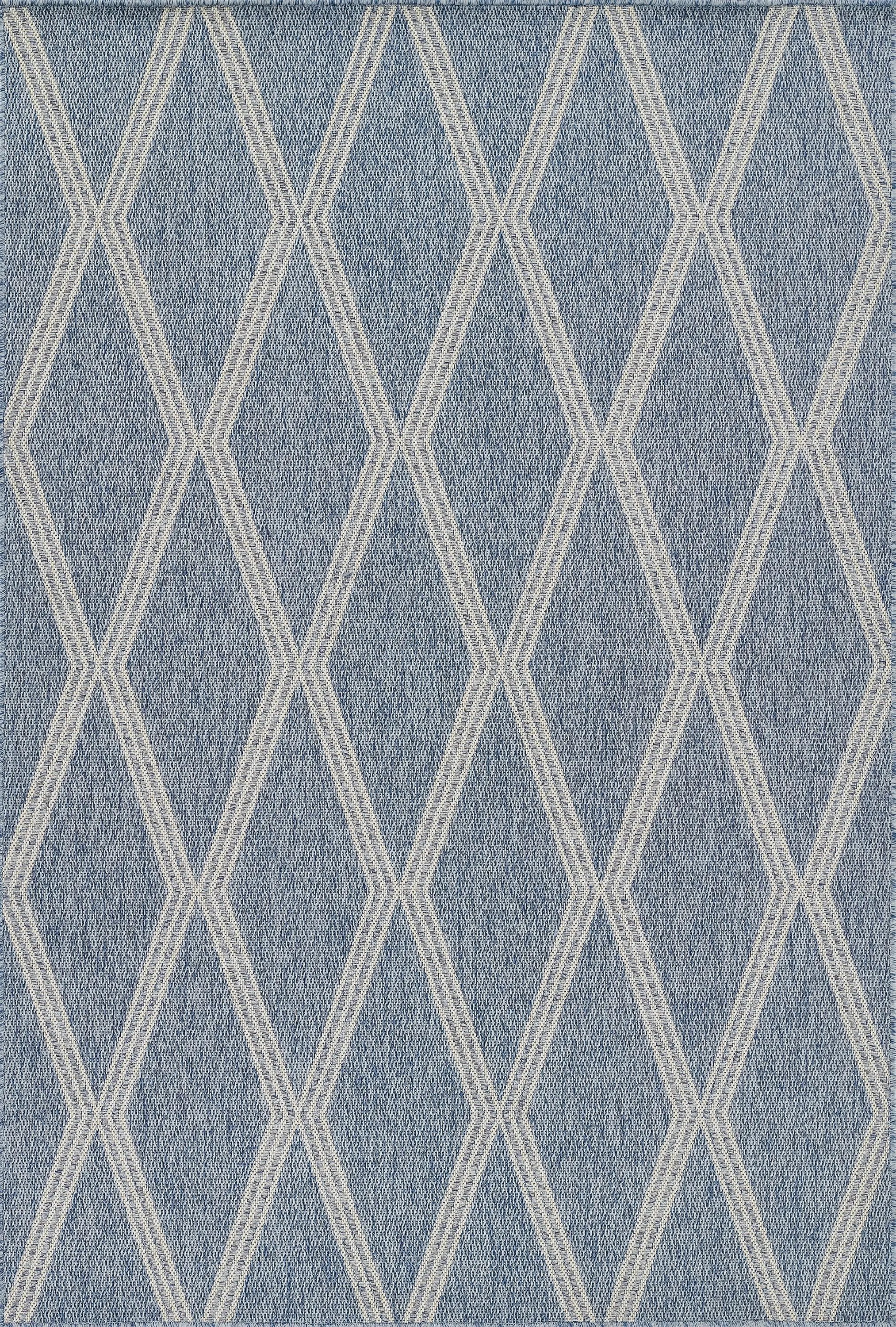 Hampton HAM-5 Blue Area Rug by Momeni