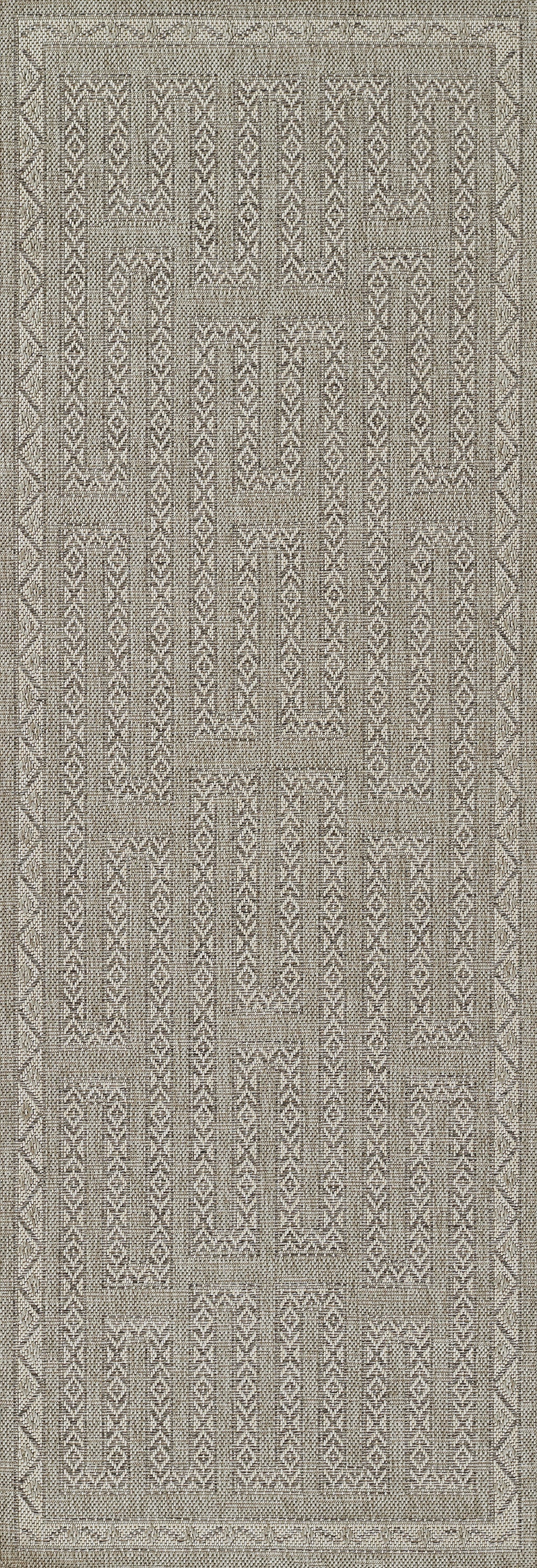 Momeni Hampton HAM-8 Gray Indoor/Outdoor Area Rug