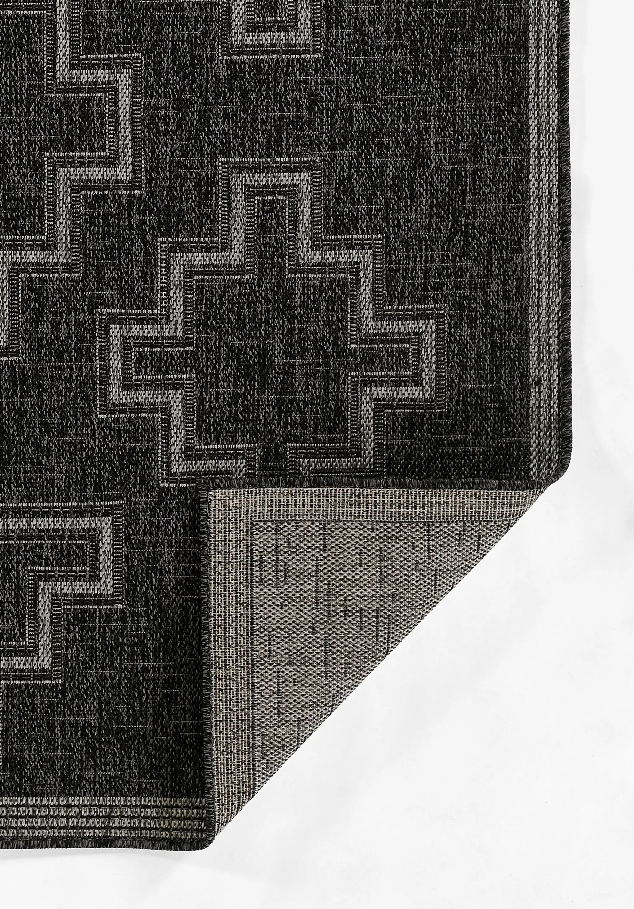 Hampton HAM-9 Black Area Rug by Momeni