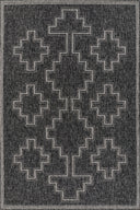 Momeni Hampton HAM-9 Black Indoor/Outdoor Area Rug