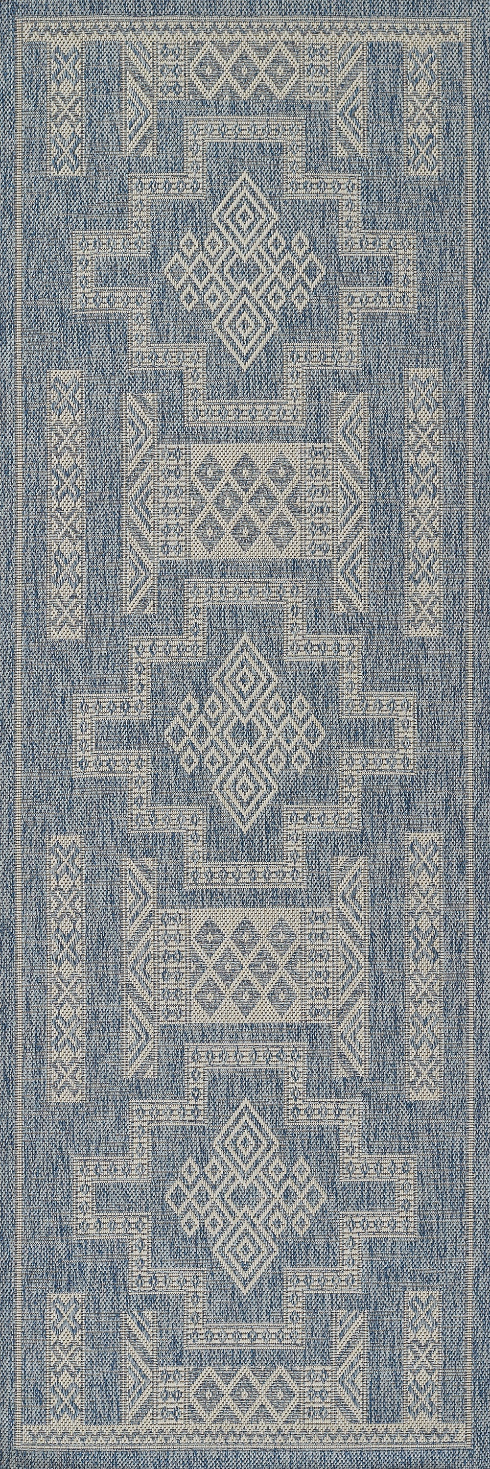 Momeni Hampton HAM10 Blue Indoor/Outdoor Area Rug