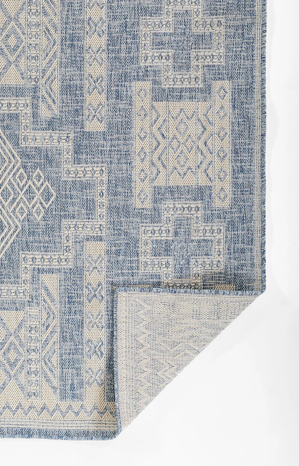 Hampton HAM-10 Blue Area Rug by Momeni