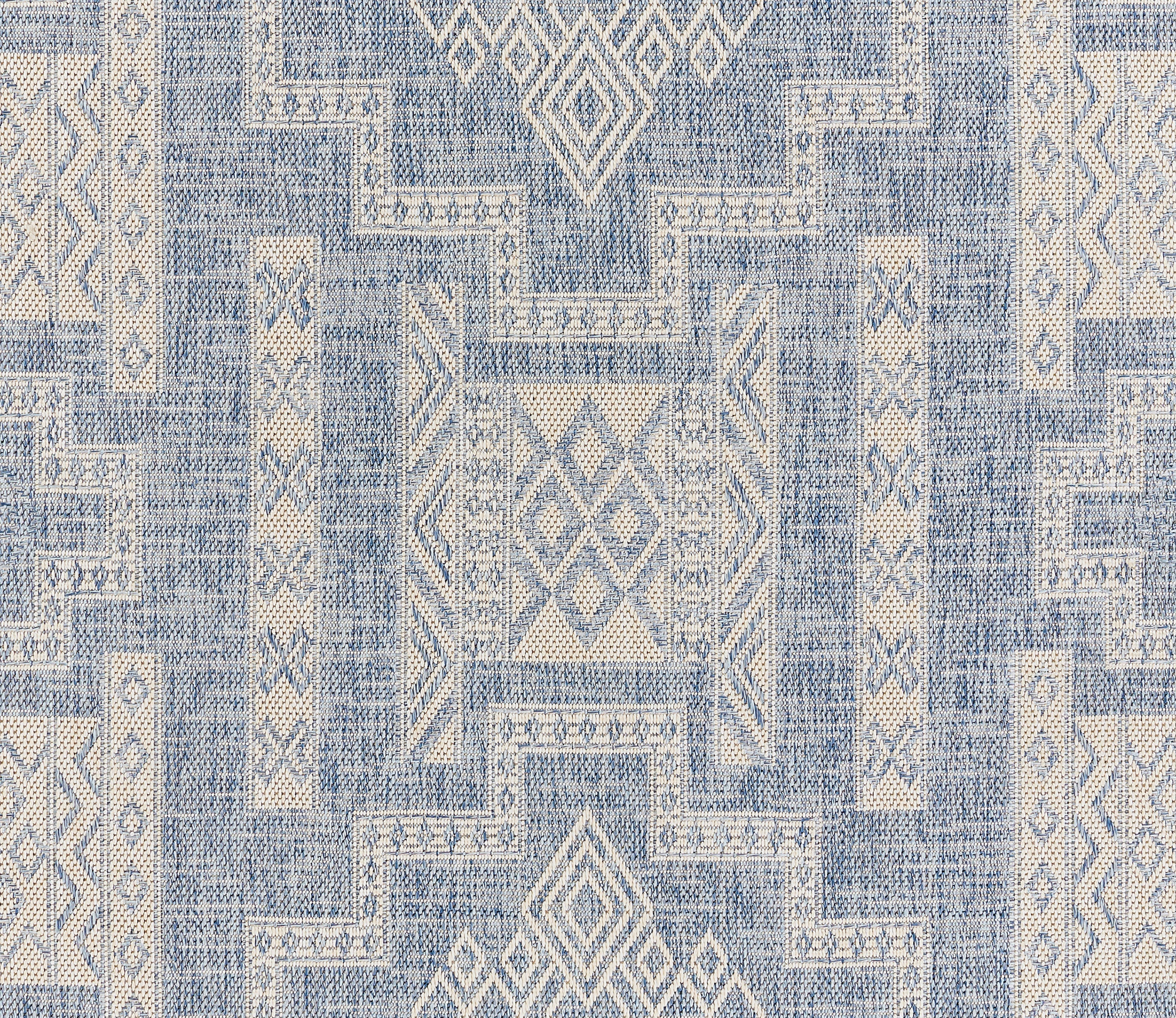 Momeni Hampton HAM10 Blue Indoor/Outdoor Area Rug