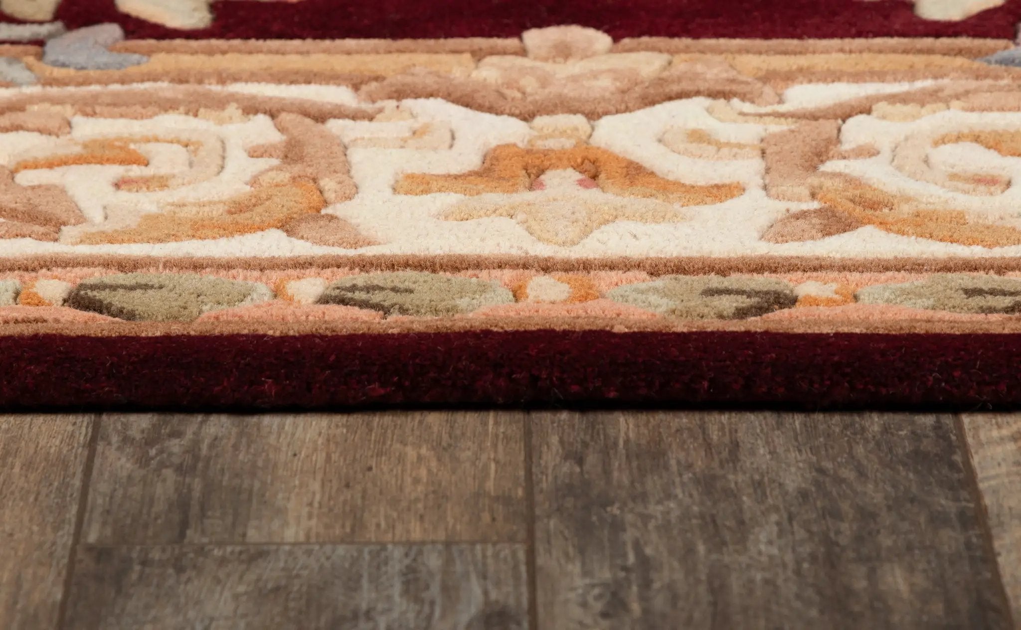 Harmony HAI-7 Burgundy Area Rug by Momeni