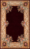 Momeni Harmony HAI-7 Burgundy Hand Tufted Area Rug
