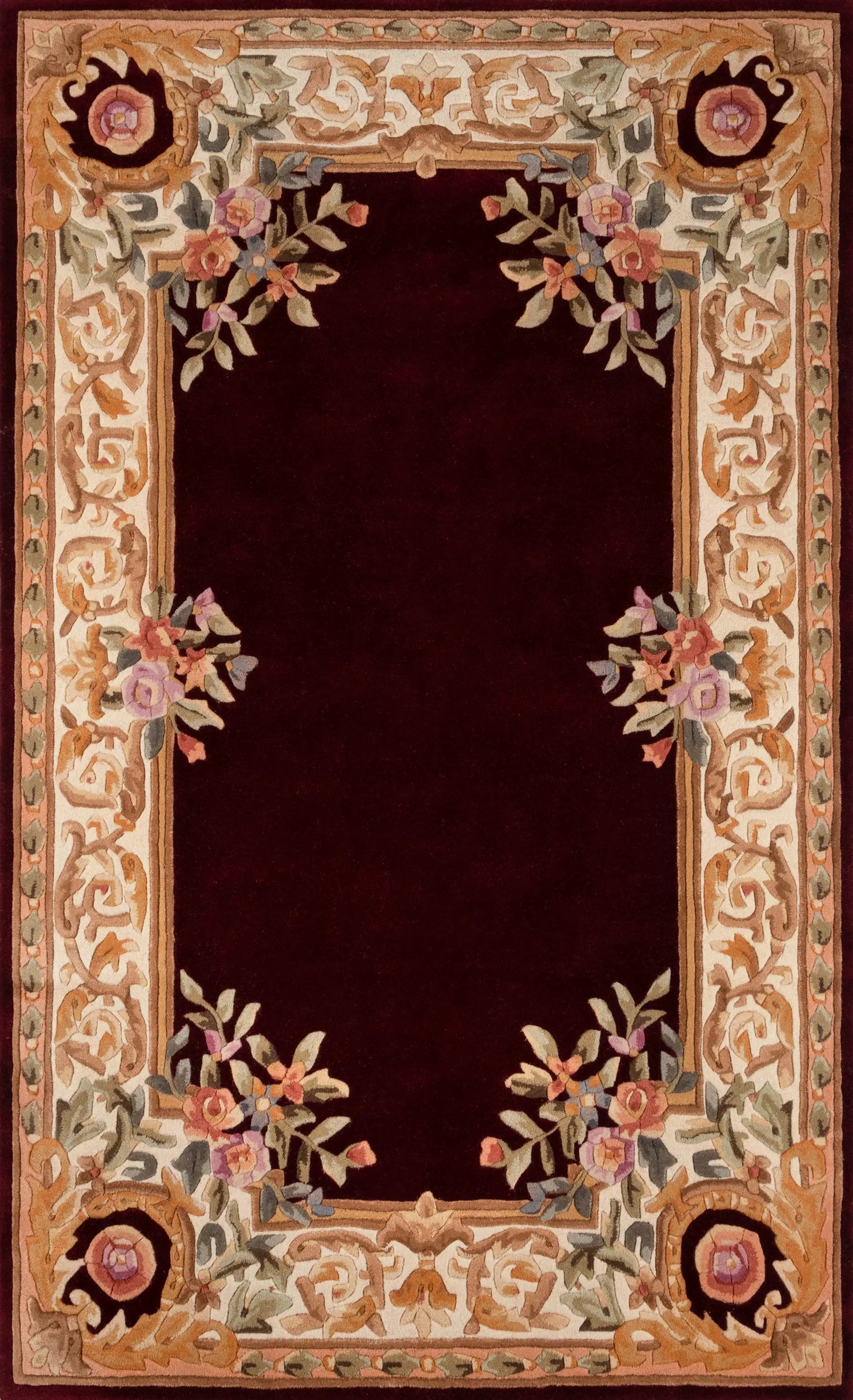 Momeni Harmony HAI-7 Burgundy Hand Tufted Area Rug