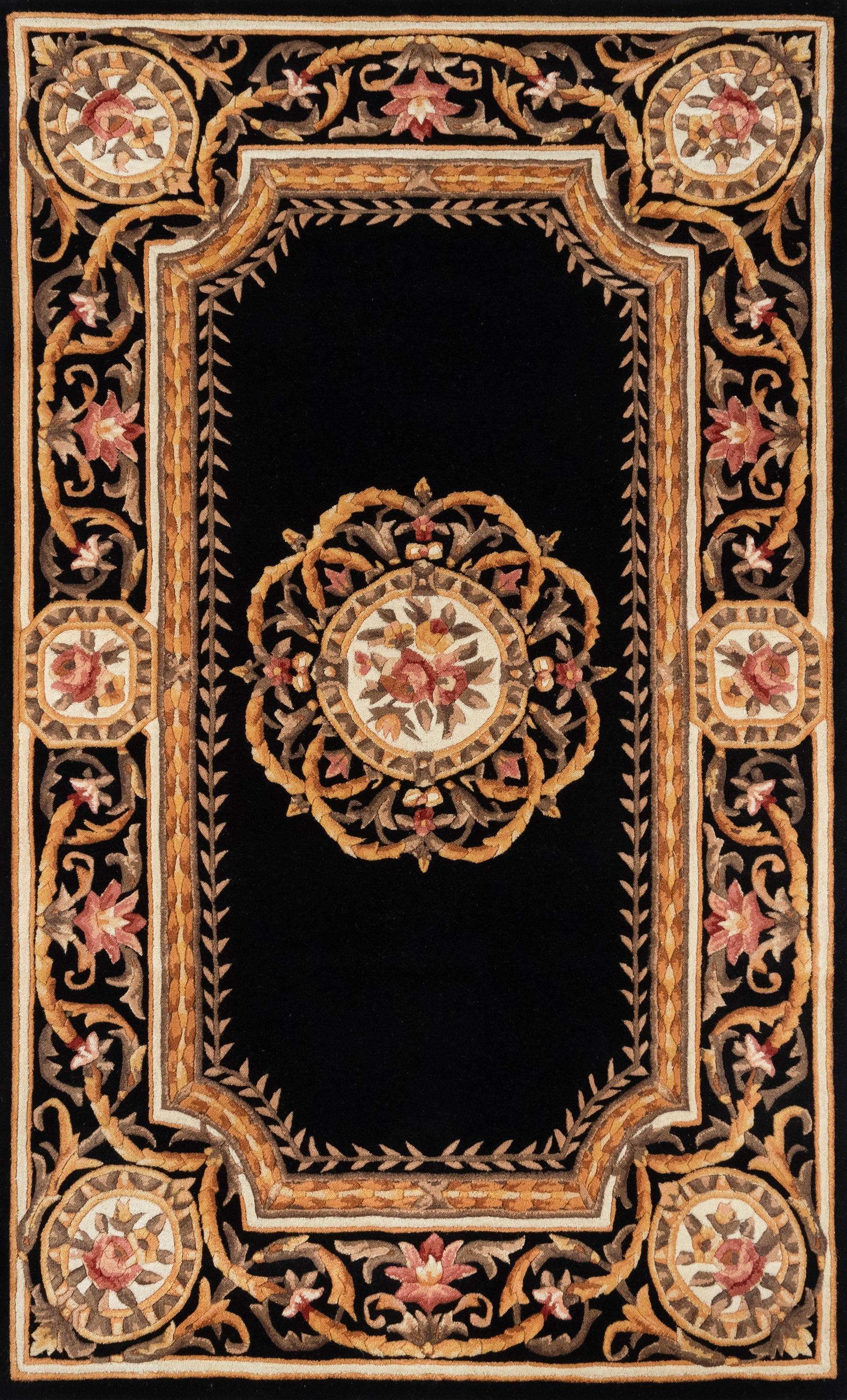 Momeni Harmony HAI-12 Black Hand Tufted Area Rug