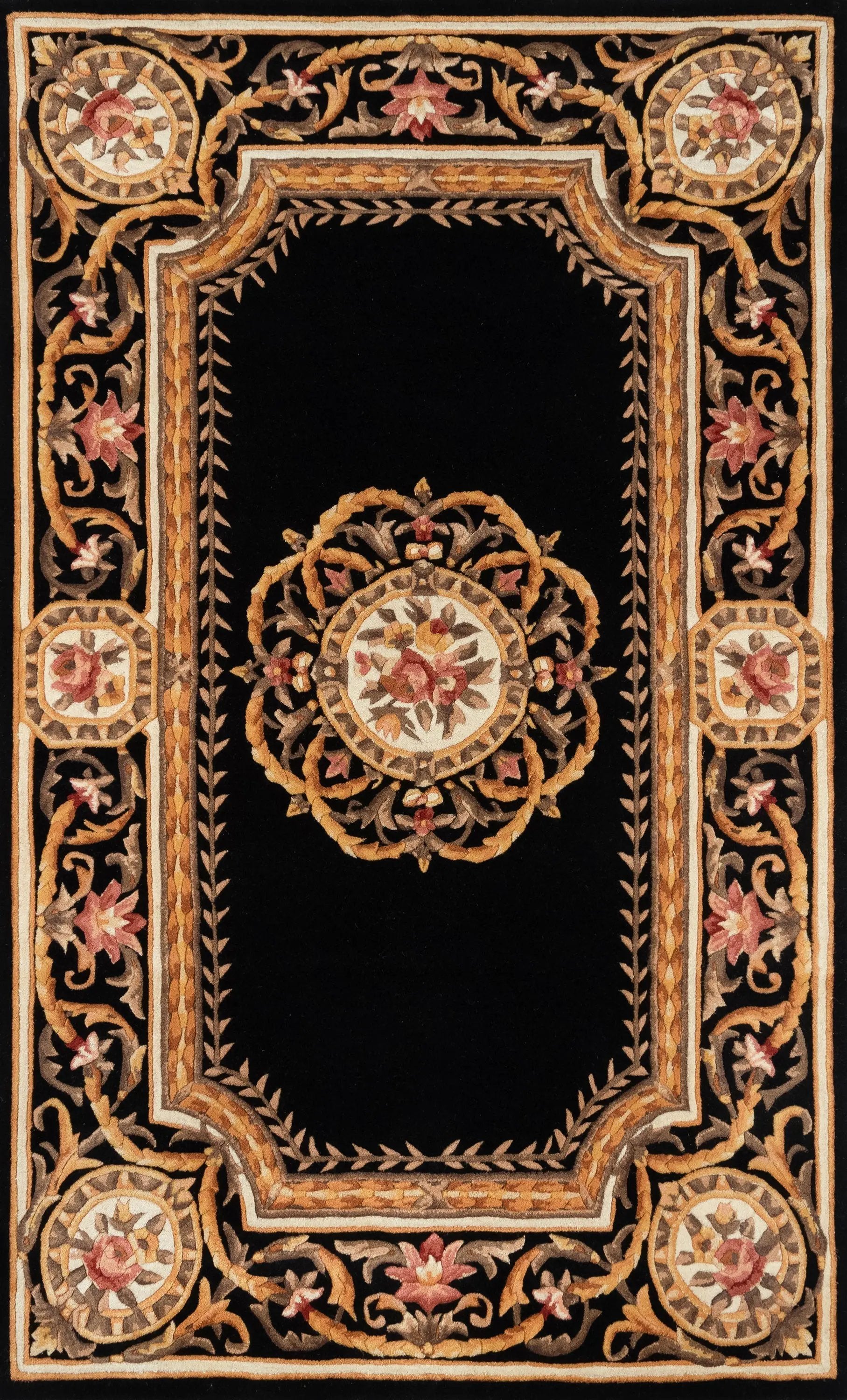 Momeni Harmony HAI-12 Black Hand Tufted Area Rug