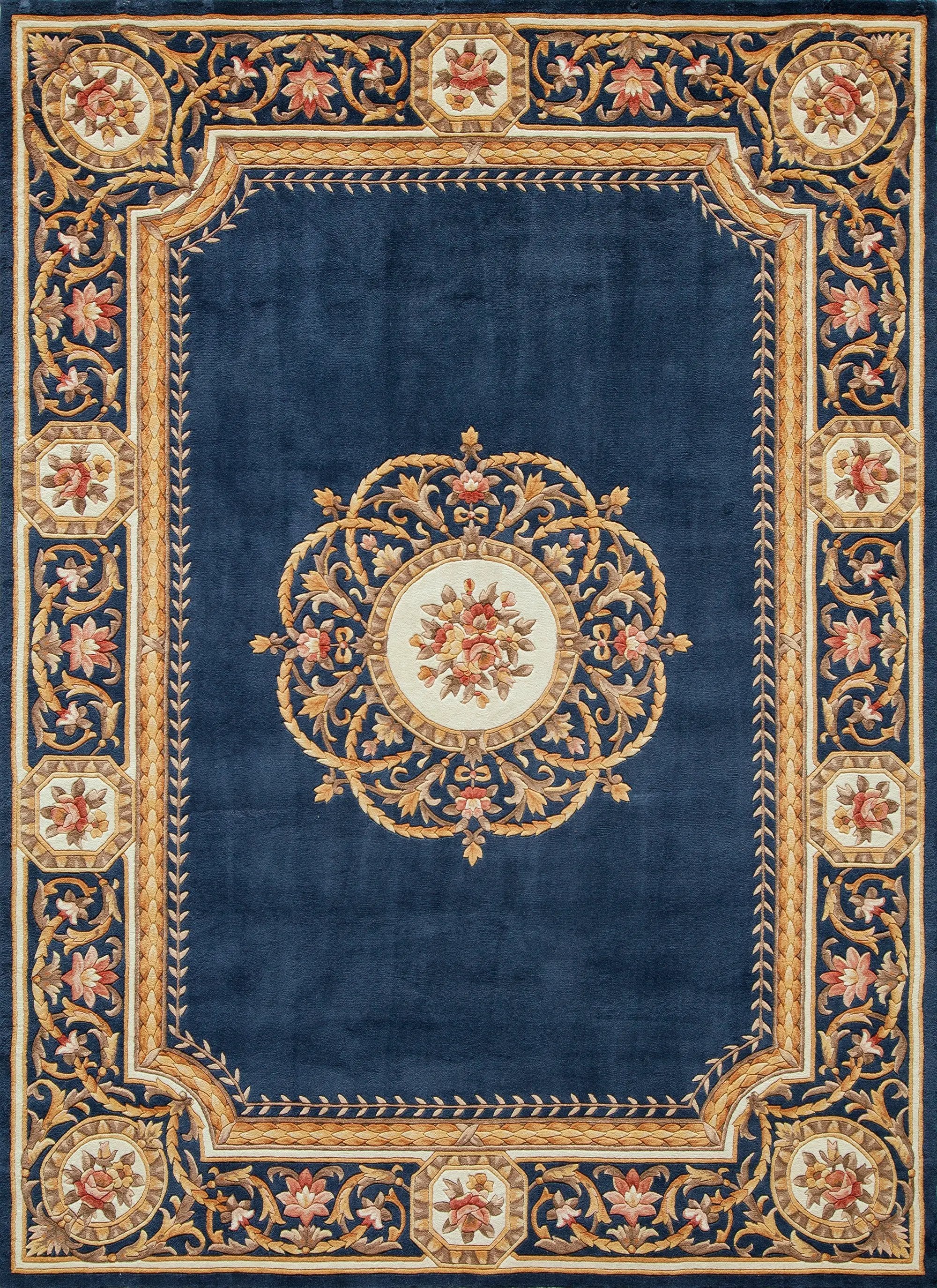 Momeni Harmony HAI12 Blue Hand Tufted Area Rug