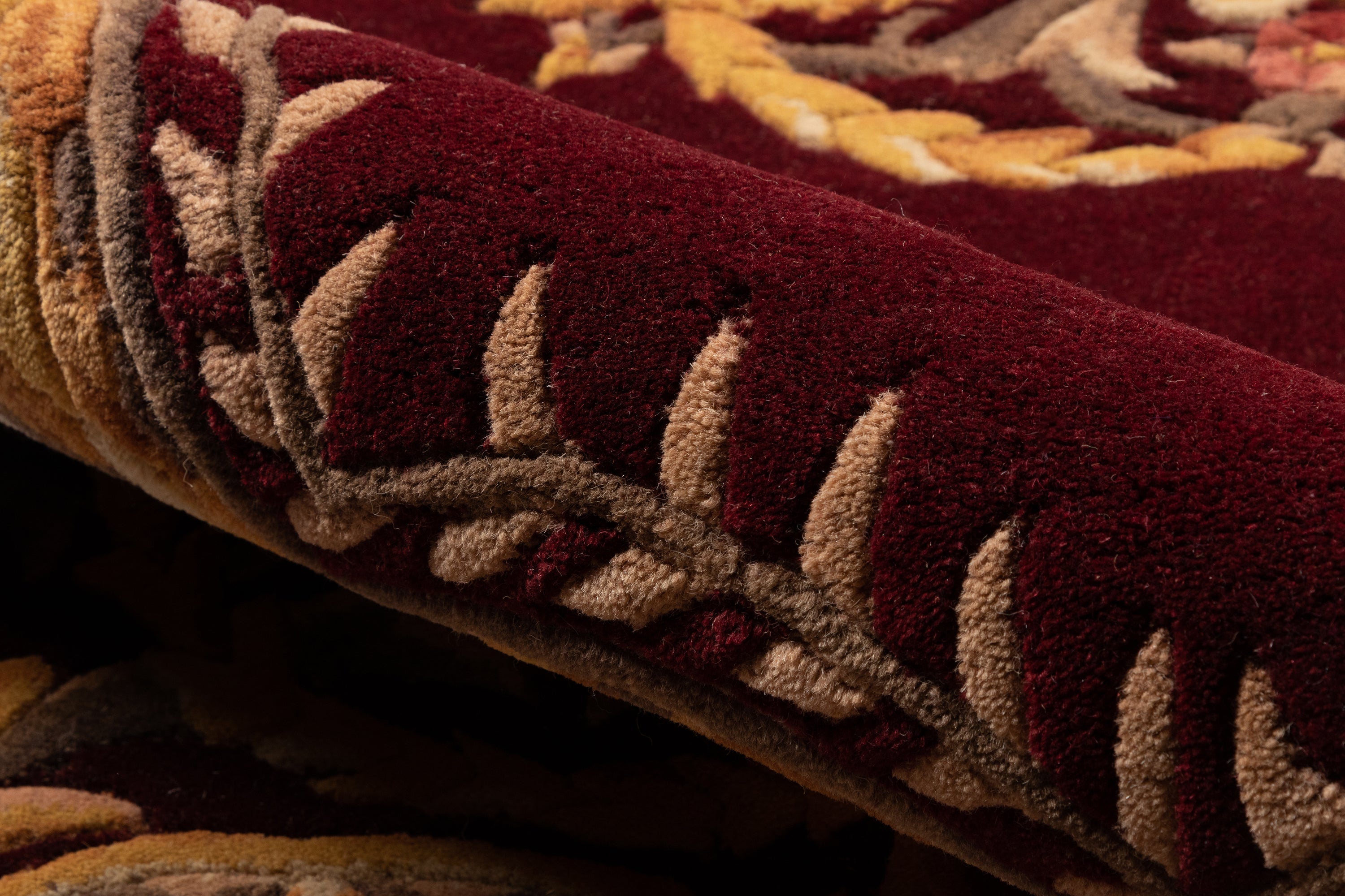 Momeni Harmony HAI12 Burgundy Hand Tufted Area Rug