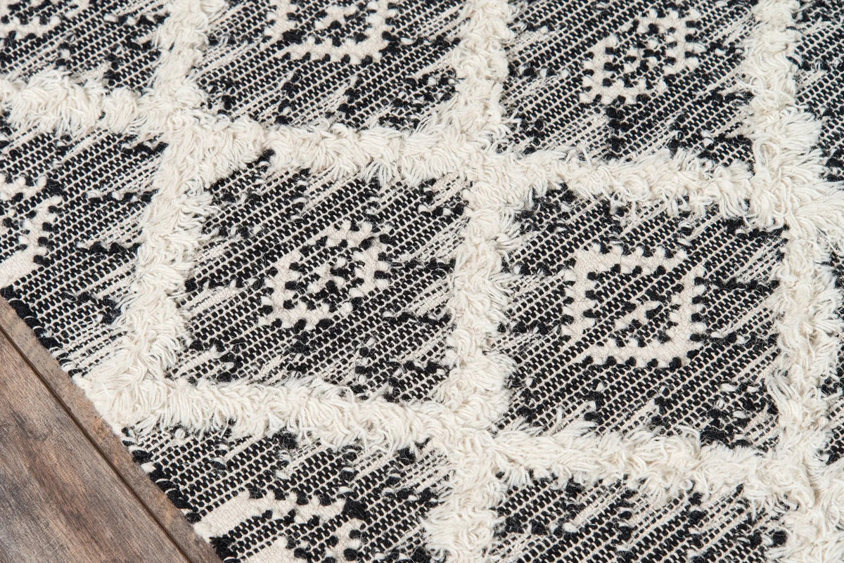 Harper HAR-1 Black Area Rug by Momeni