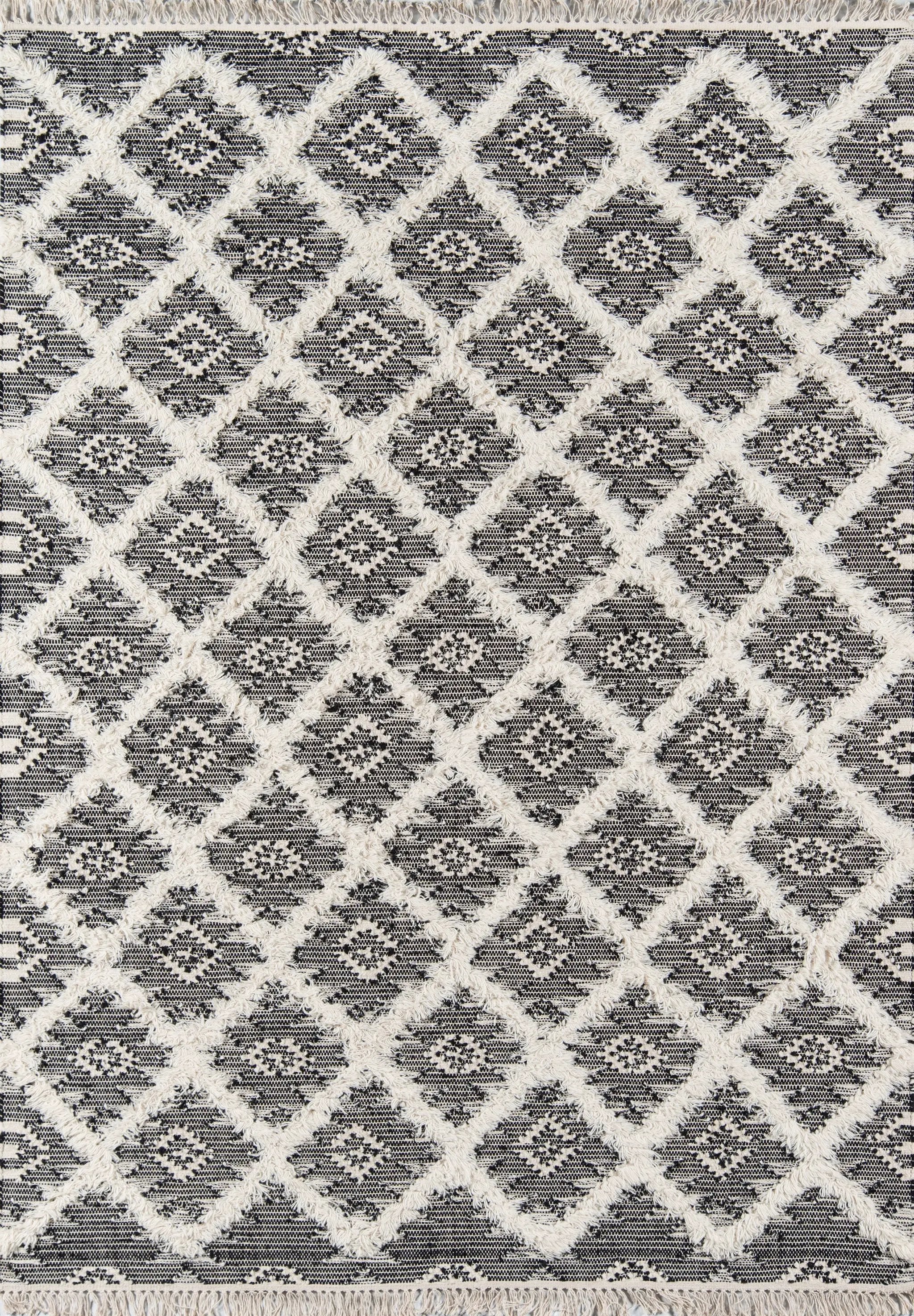 Harper HAR-1 Black Area Rug by Momeni