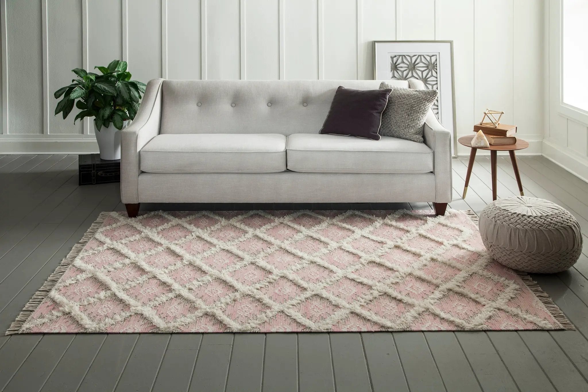 Harper HAR-1 Pink Area Rug by Momeni
