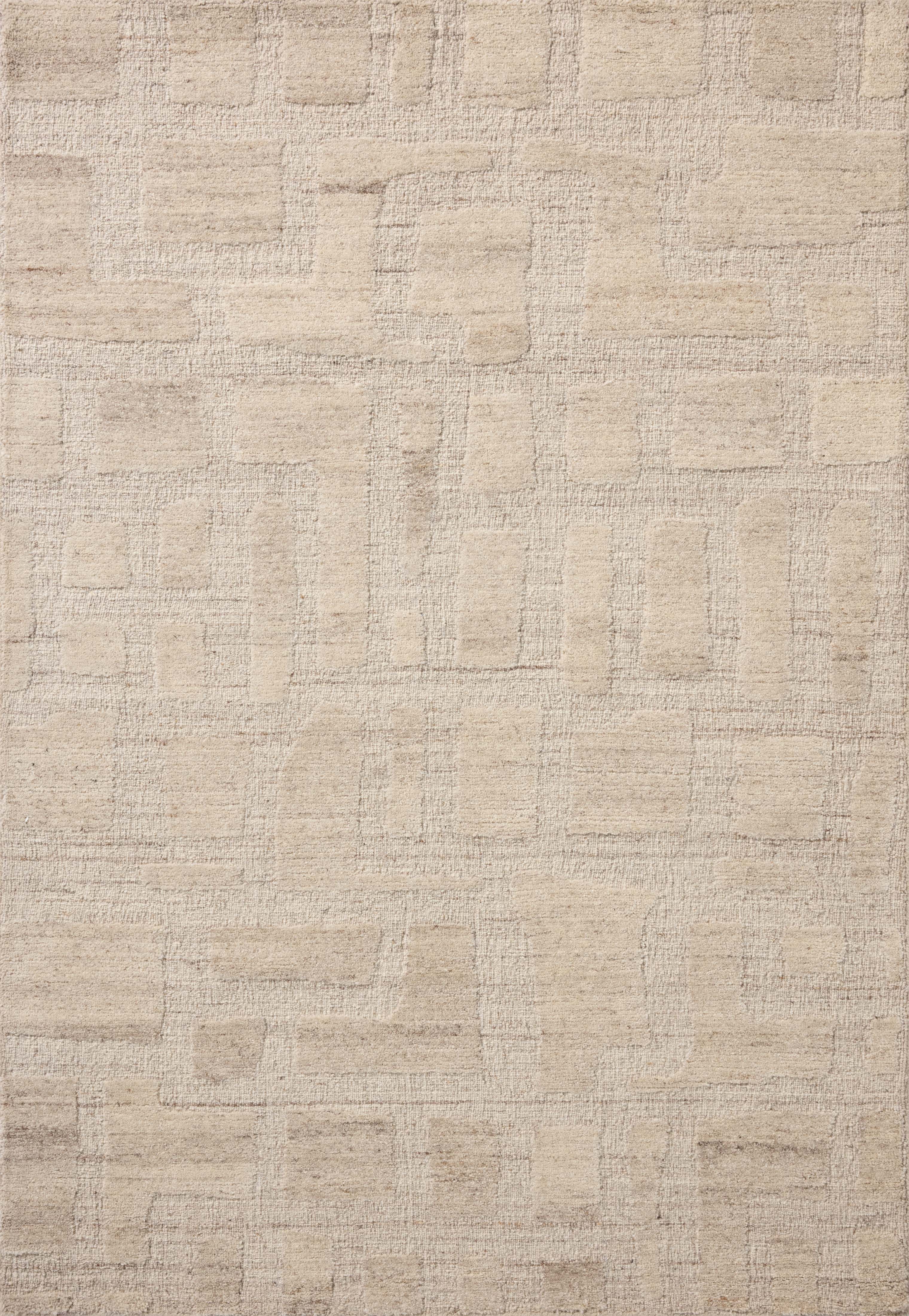 Crafted as a hand-tufted wool area rug, the Hartley HRT-01 Ivory / Natural Area Rug brings refined ivory and warm natural warmth and traditional character to your space
