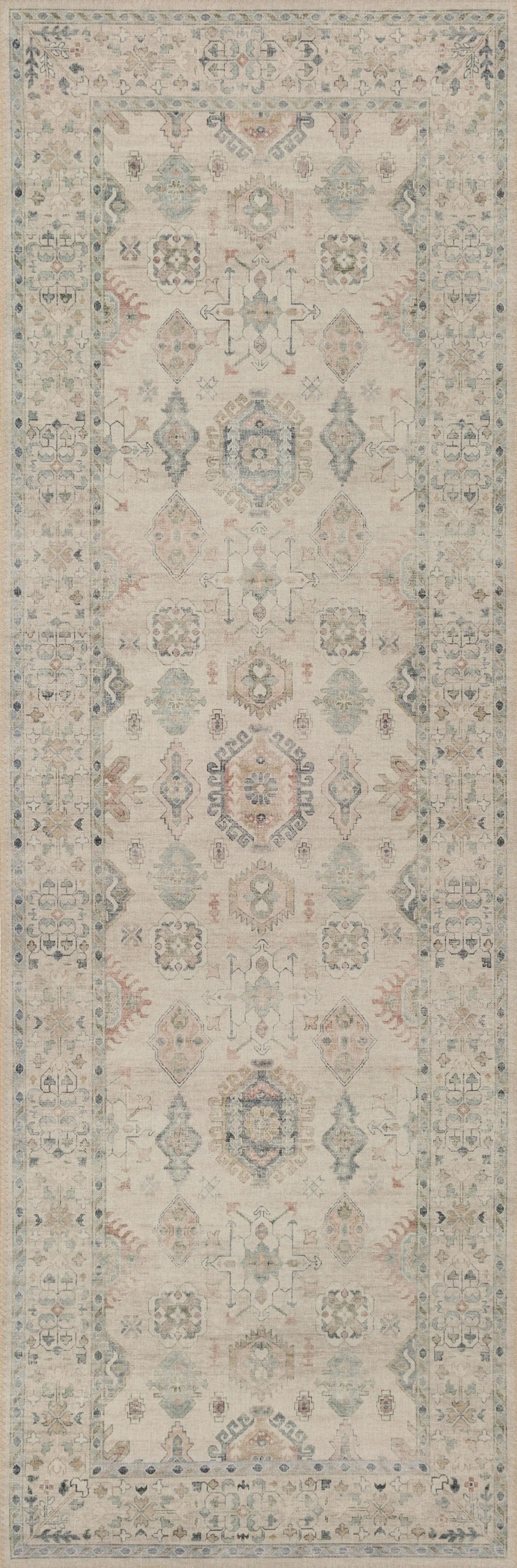 Hathaway HTH-04 Beige / Multi Area Rug by Loloi