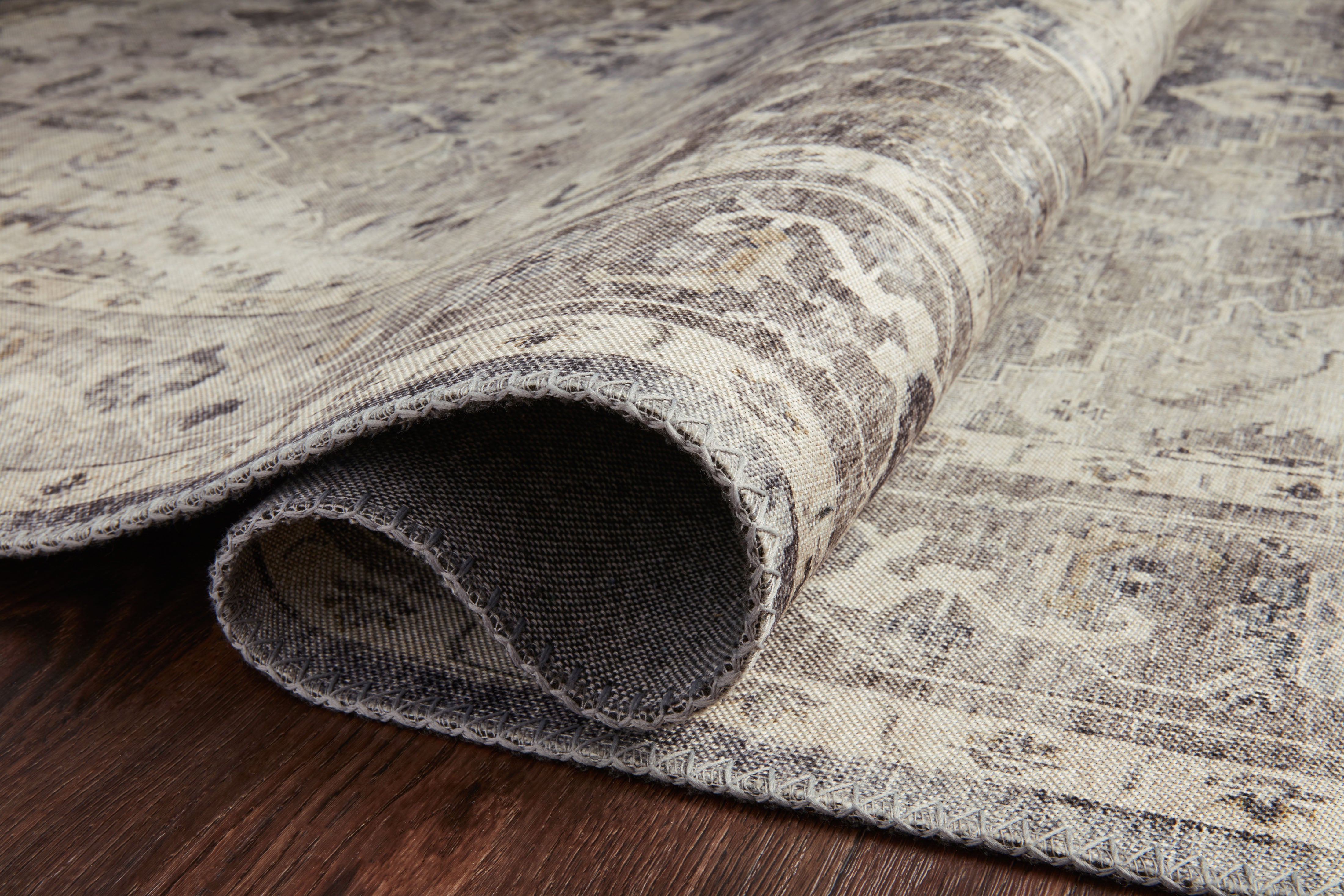 Loloi Hathaway HTH-05 Steel / Ivory Area Rug