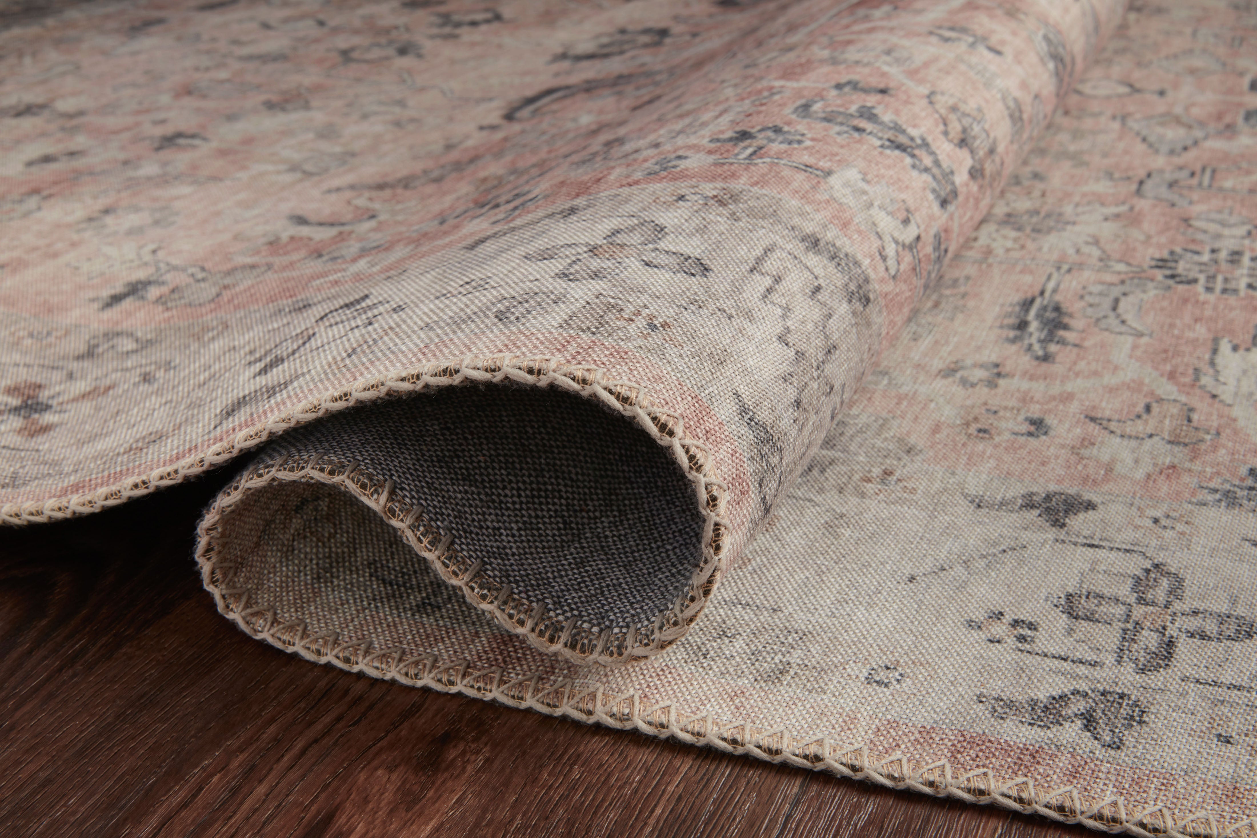 Loloi Hathaway HTH-06 Blush / Multi Area Rug