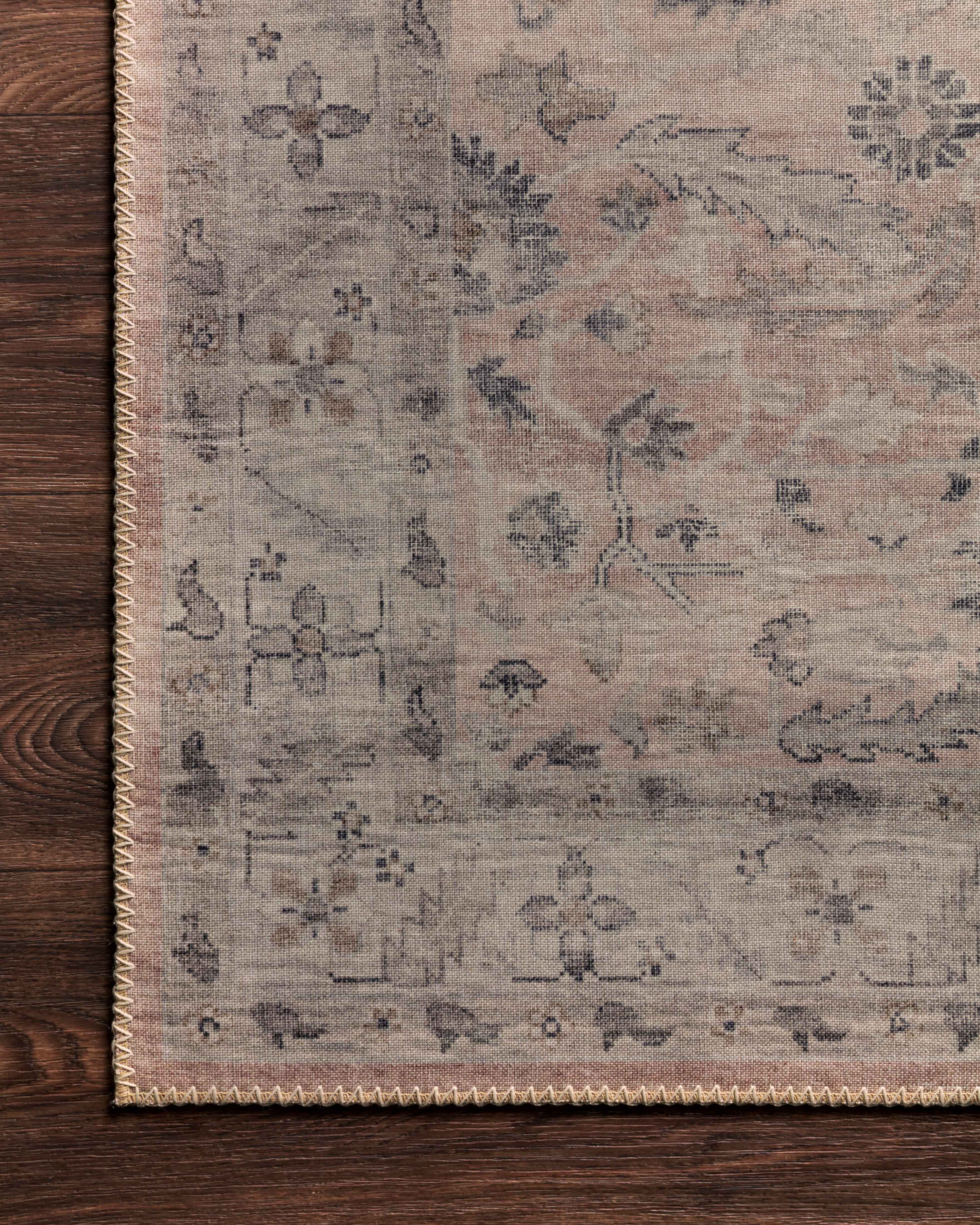 Loloi Hathaway HTH-06 Blush / Multi Area Rug