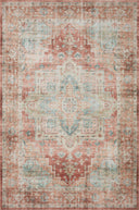Loloi Heidi HEI-01 Terracotta / Aqua Area Rug