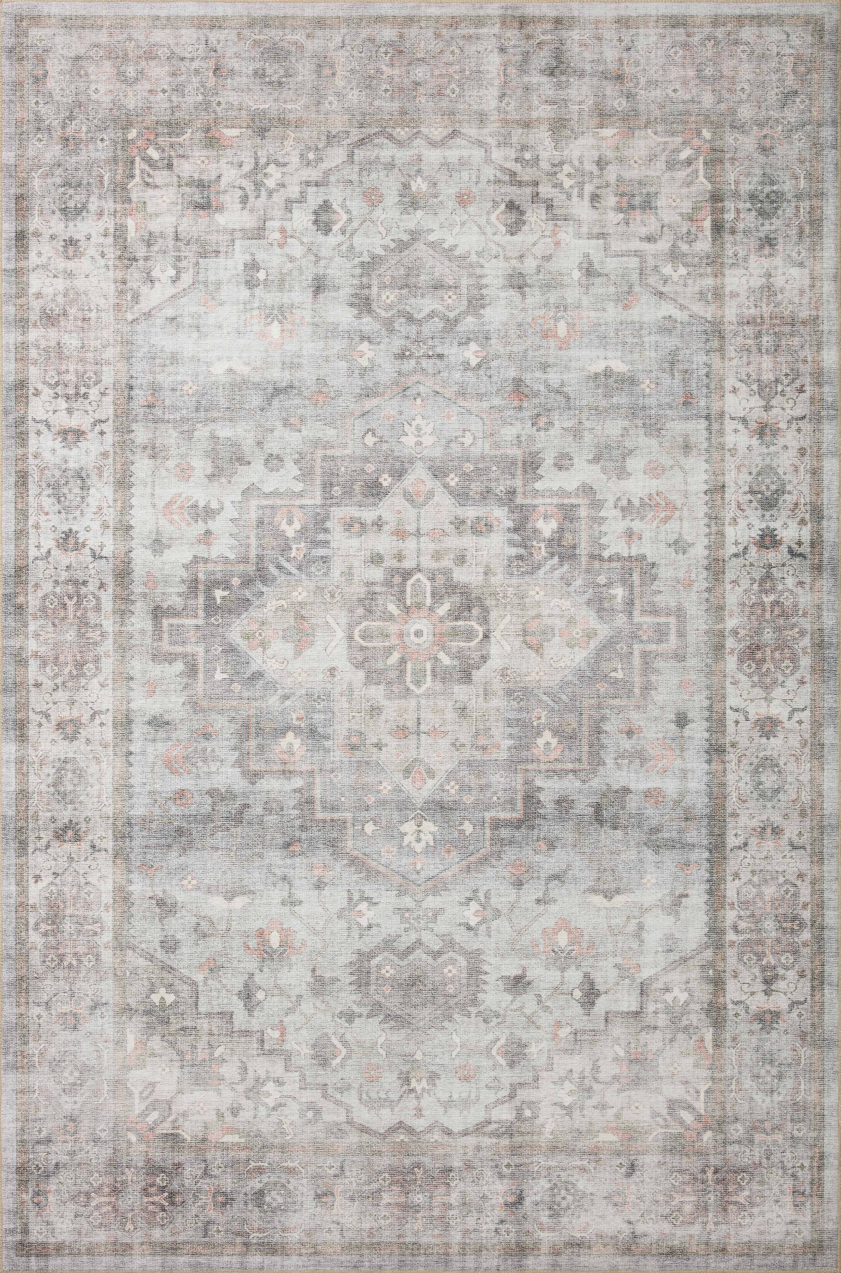 Loloi Heidi HEI-02 Dove / Blush Area Rug