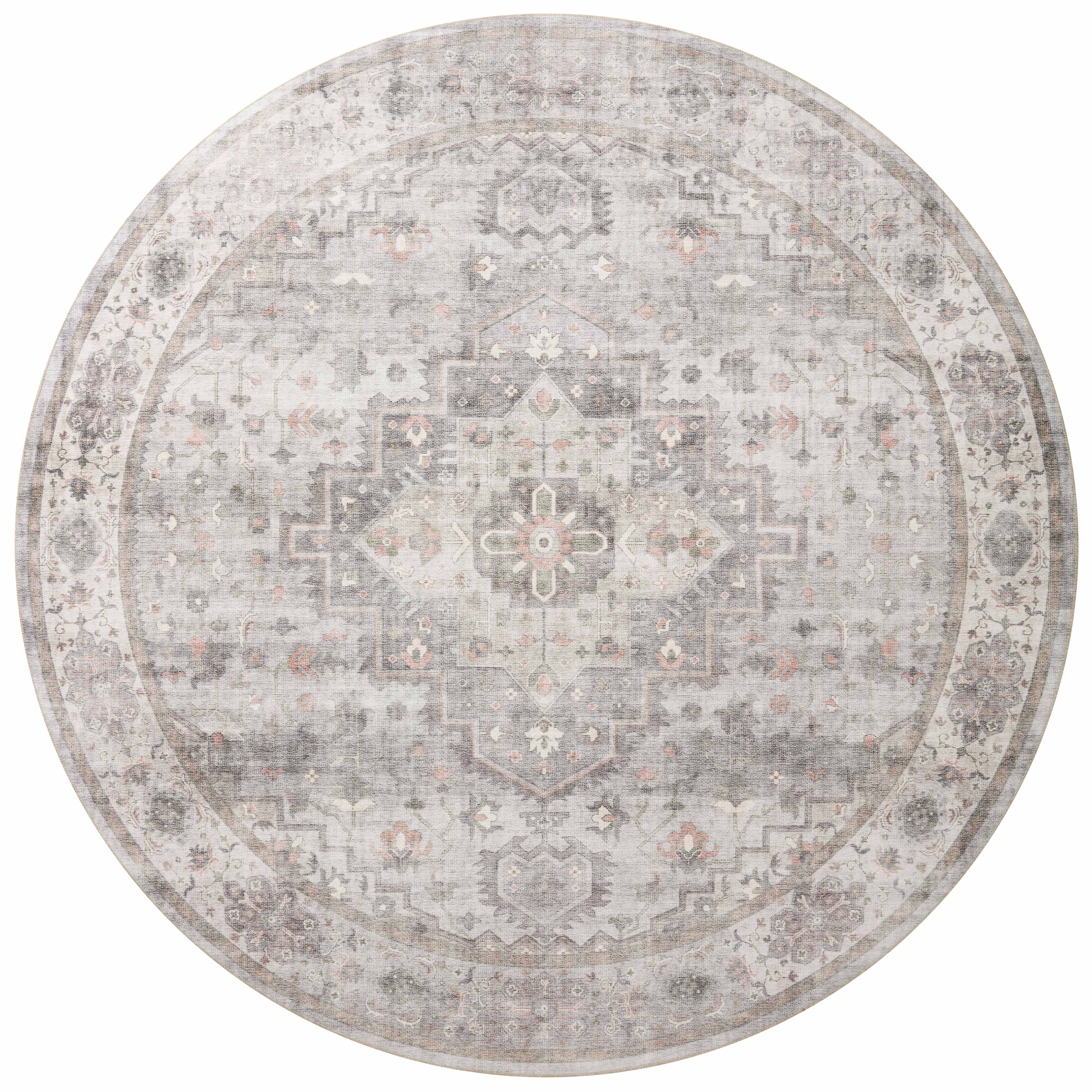 Loloi Heidi HEI-02 Dove / Blush Area Rug