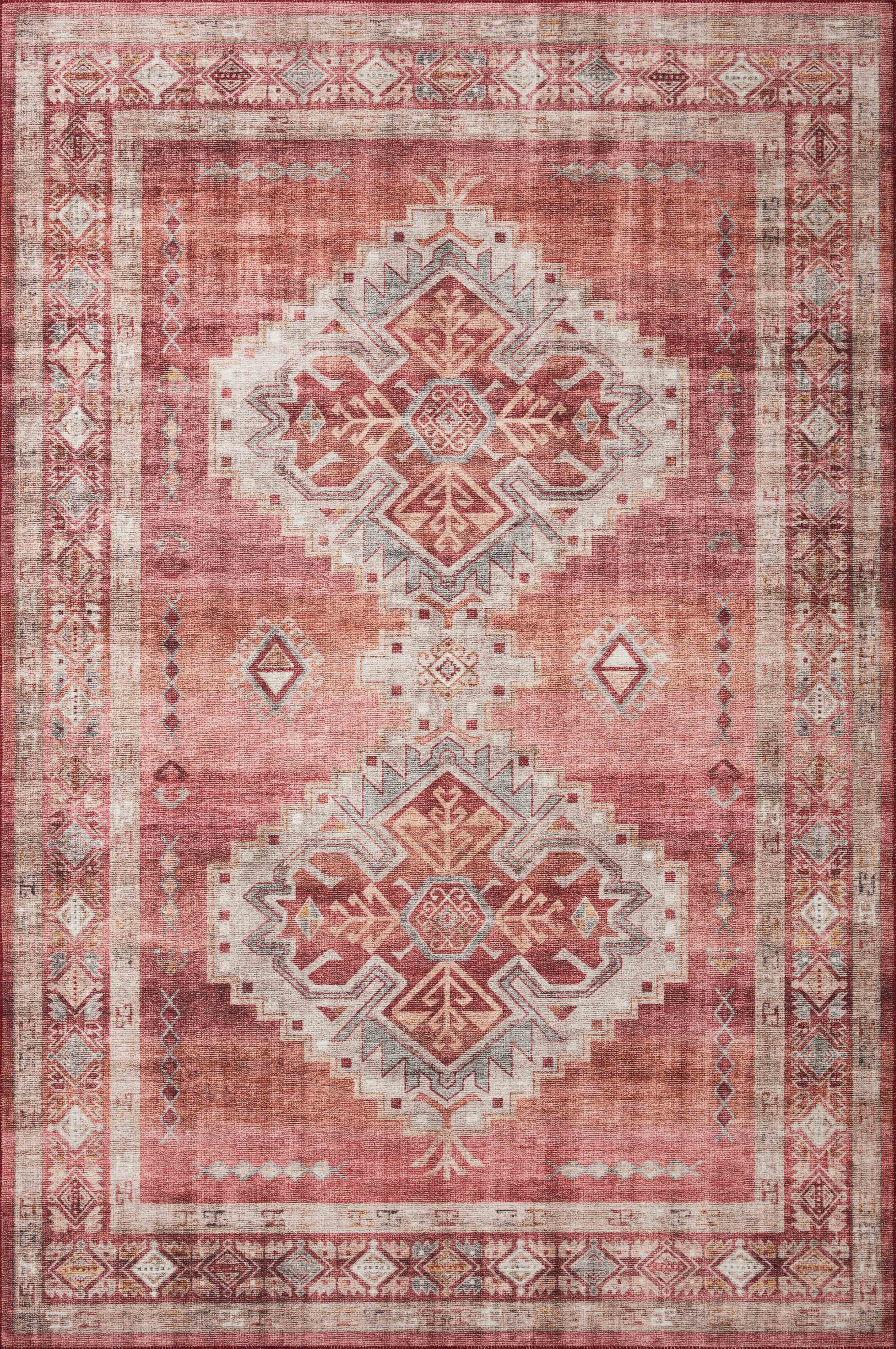 Loloi Heidi HEI-03 Sunset / Natural Area Rug