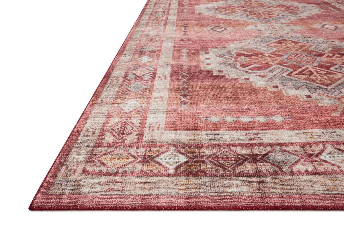 Heidi HEI-03 Sunset / Natural Area Rug by Loloi