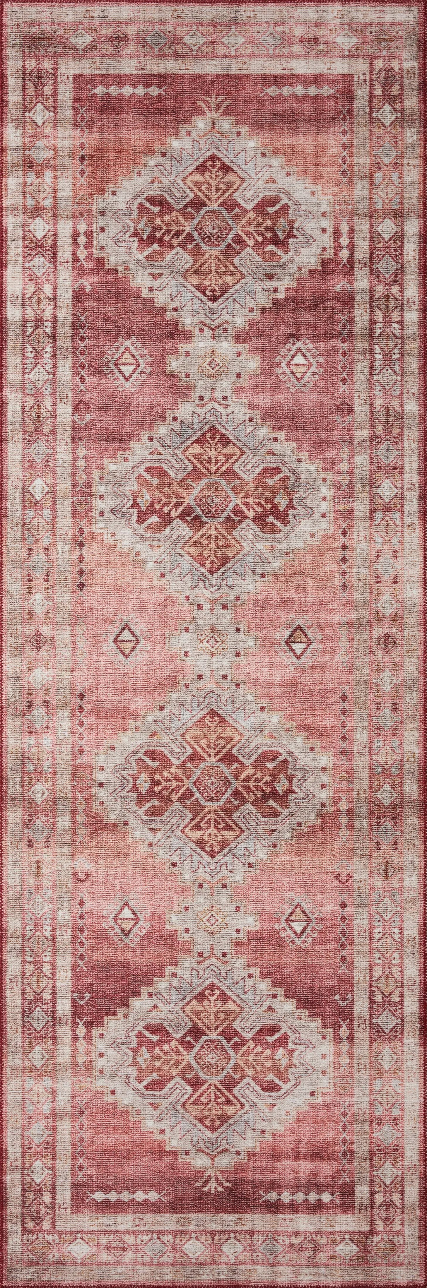 Heidi HEI-03 Sunset / Natural Area Rug by Loloi